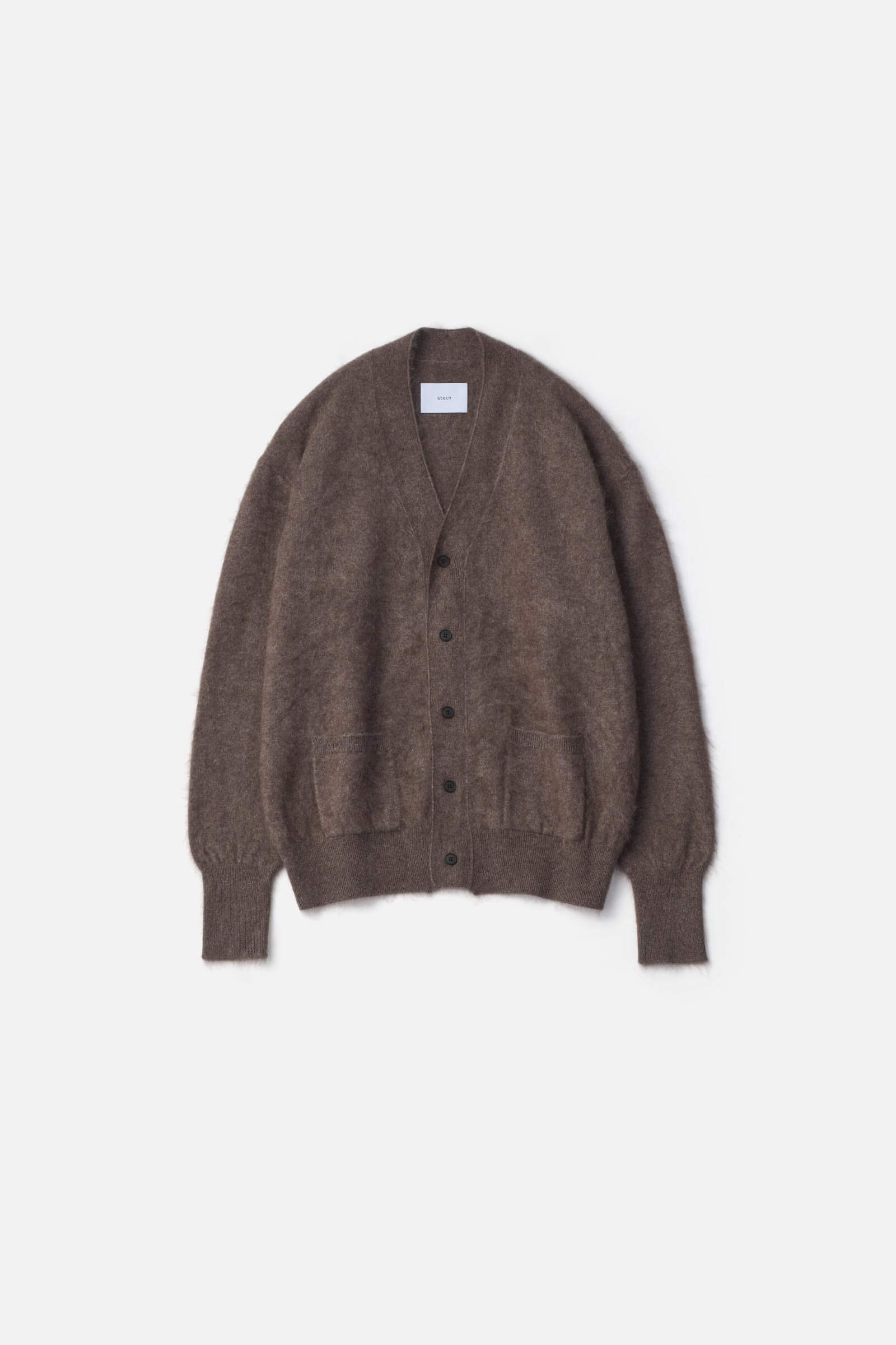 PURE CASHMERE SHAGGY KNIT CARDIGAN – ssstein