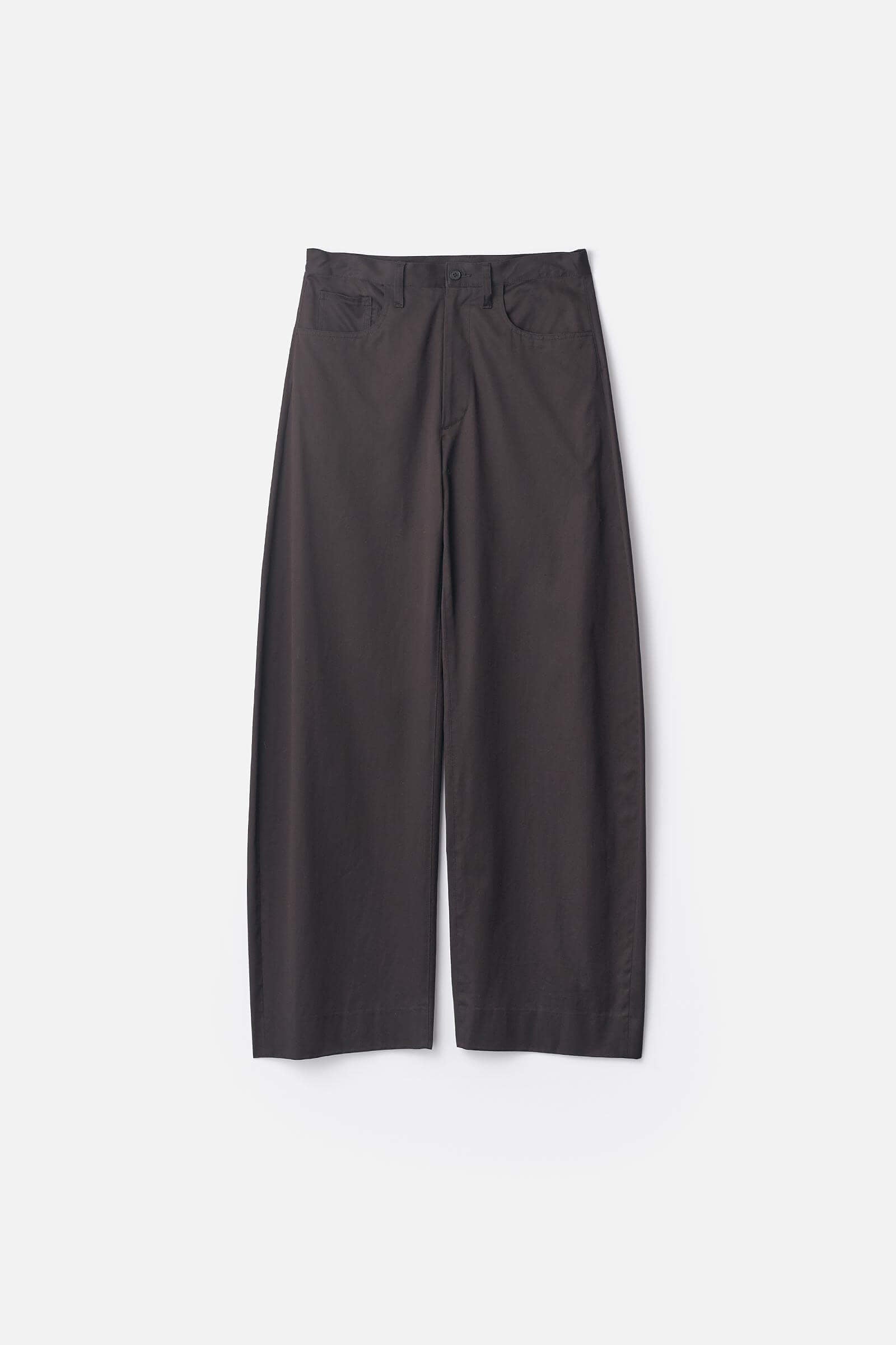 パンツ ssstein DOUBLEWEAVECOTTON ROUNDPANTS COTTON SATIN ROUND PANTS – ssstein