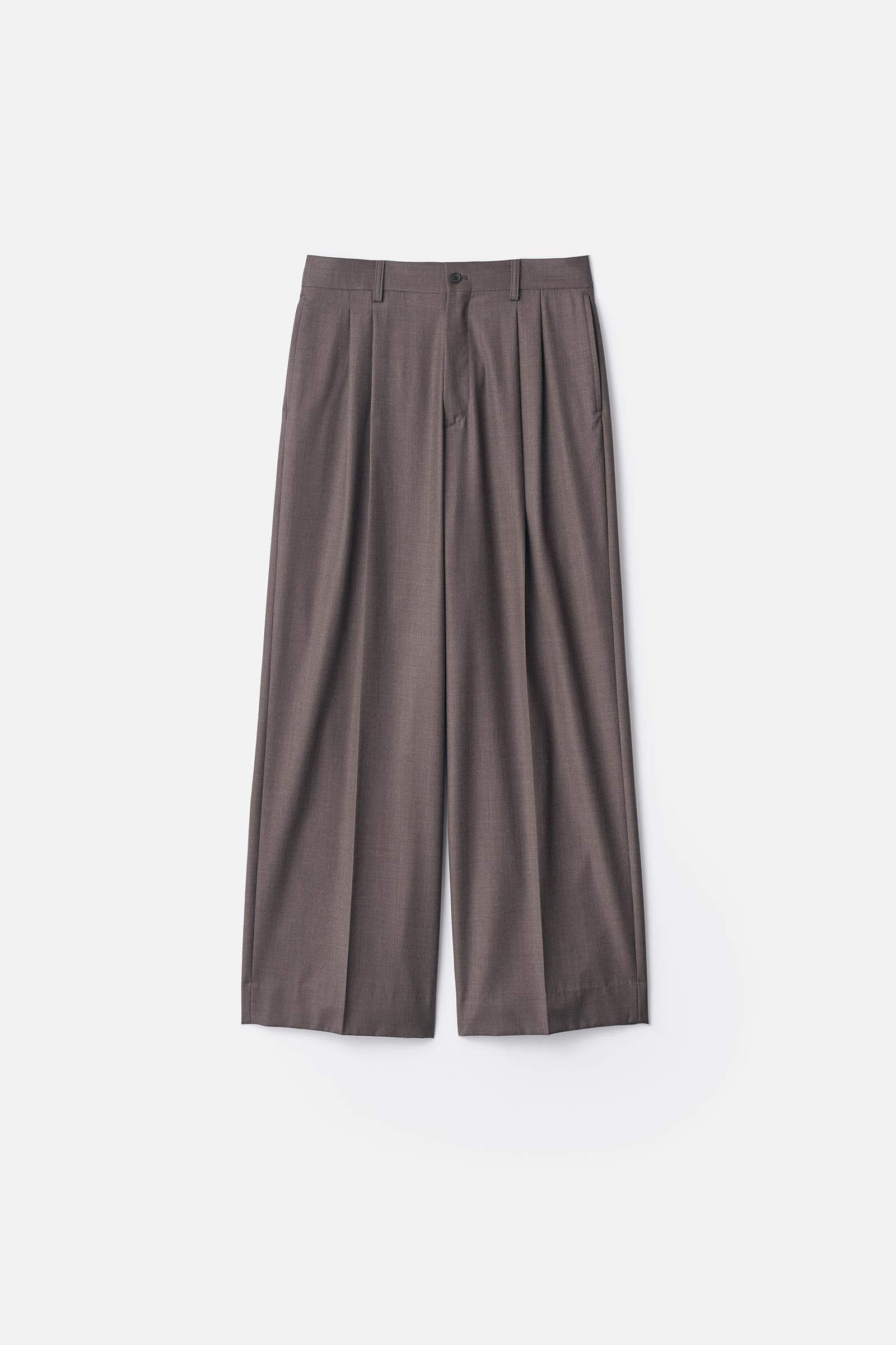 EXTRA FINE WOOL LONG WIDE TROUSERS – ssstein