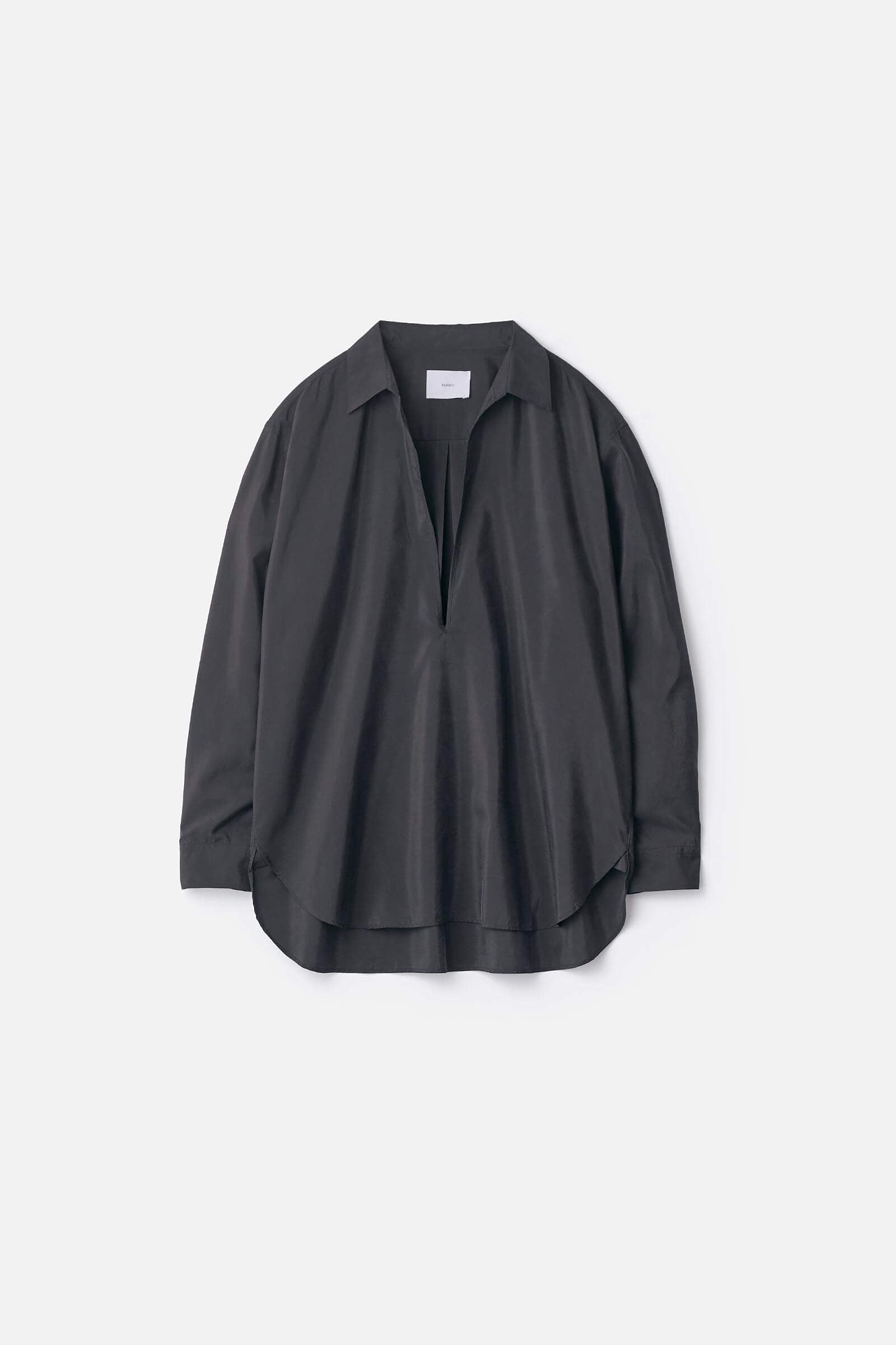 SILK NYLON SKIPPER SHIRT – ssstein SILK NYLON SKIPPER SHIRT – ssstein
