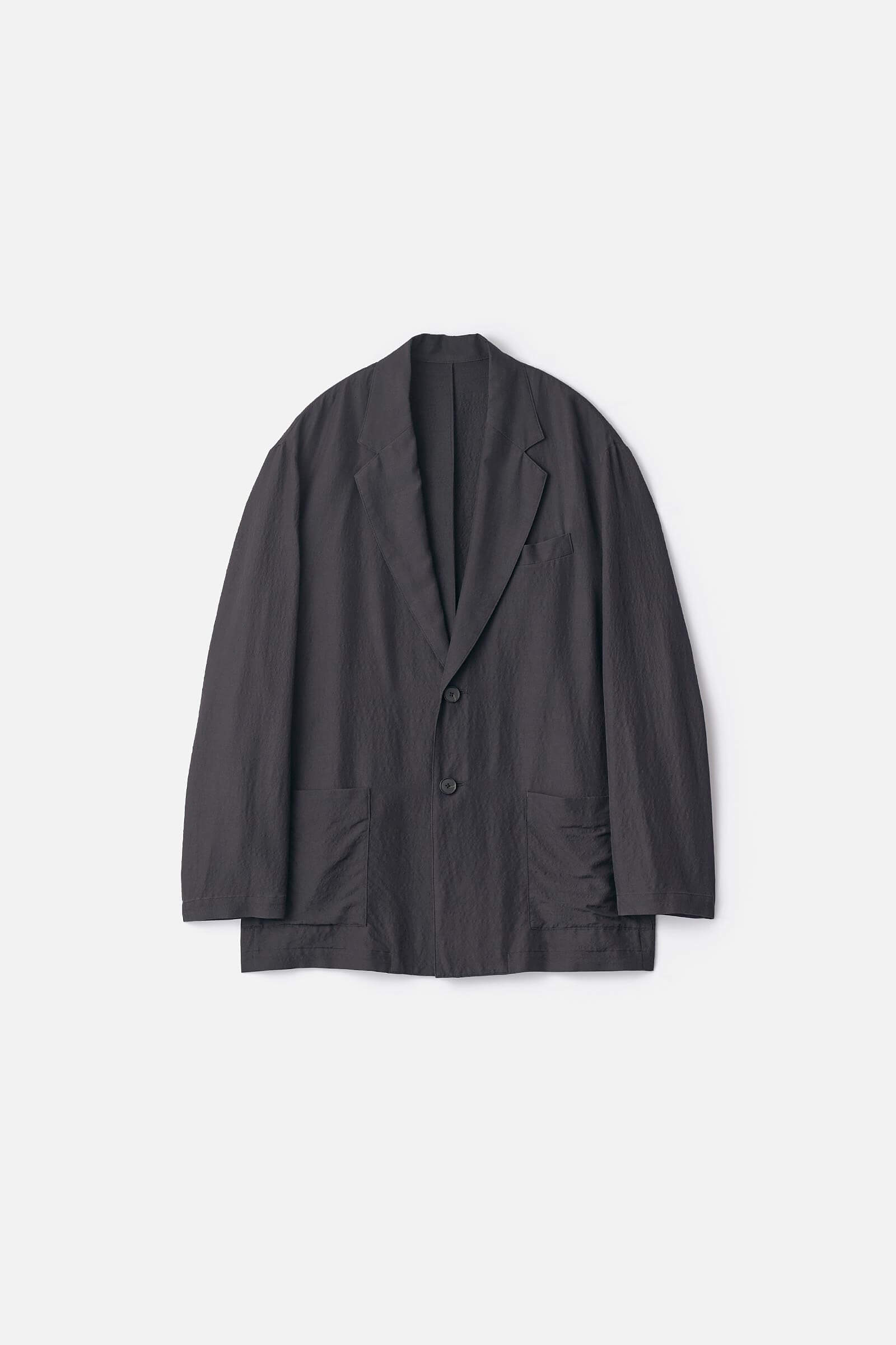 WOOL SILK SINGLE BREASTED JACKET – ssstein