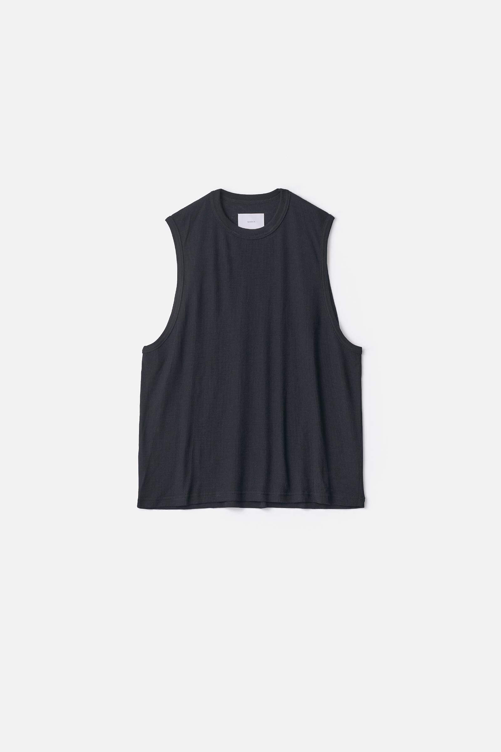 【stein】Fine Wool Oversized No Sleeve Tee FINE WOOL OVERSIZED NO SLEEVE TEE – ssstein