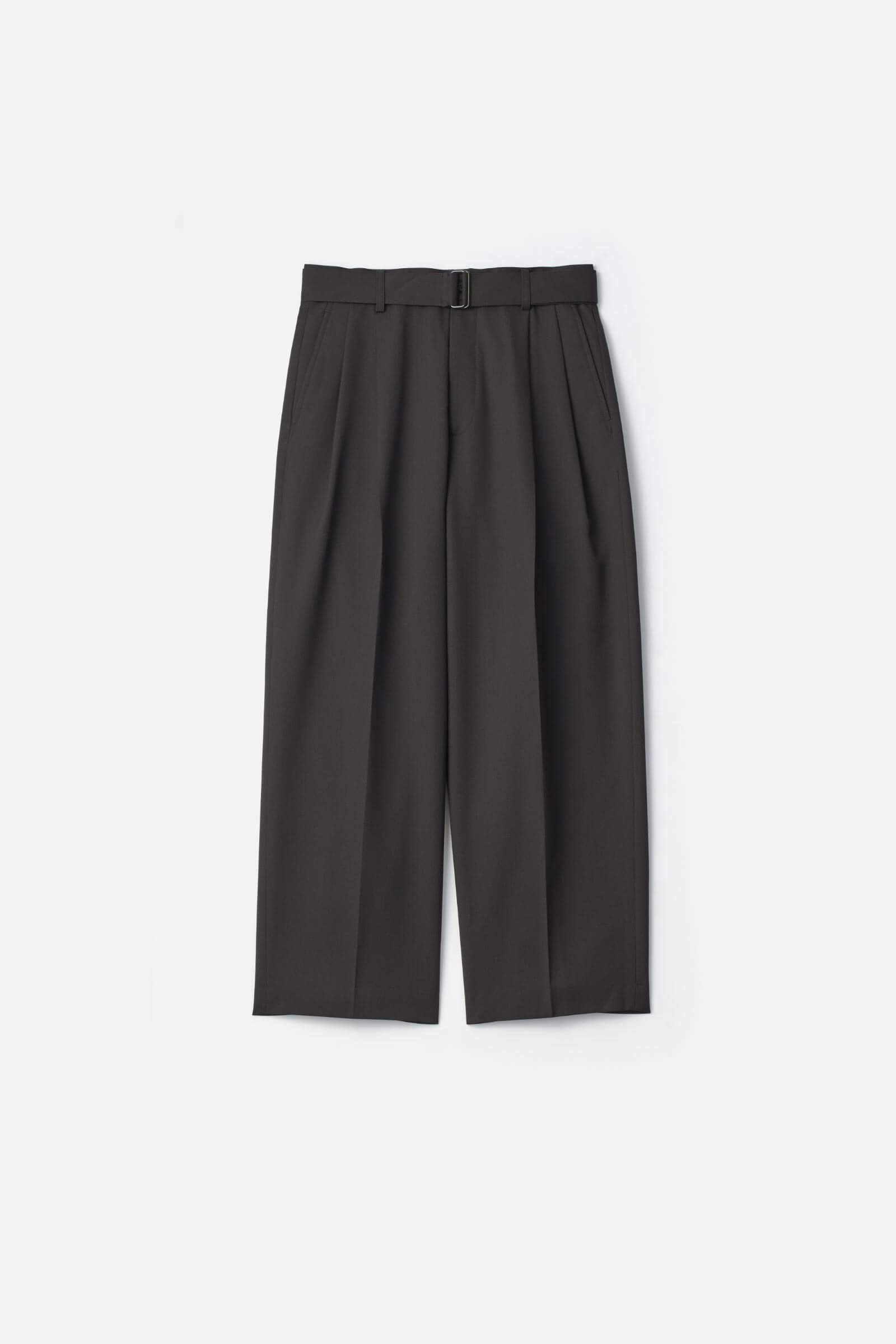 BELTED WIDE STRAIGHT TROUSER – ssstein