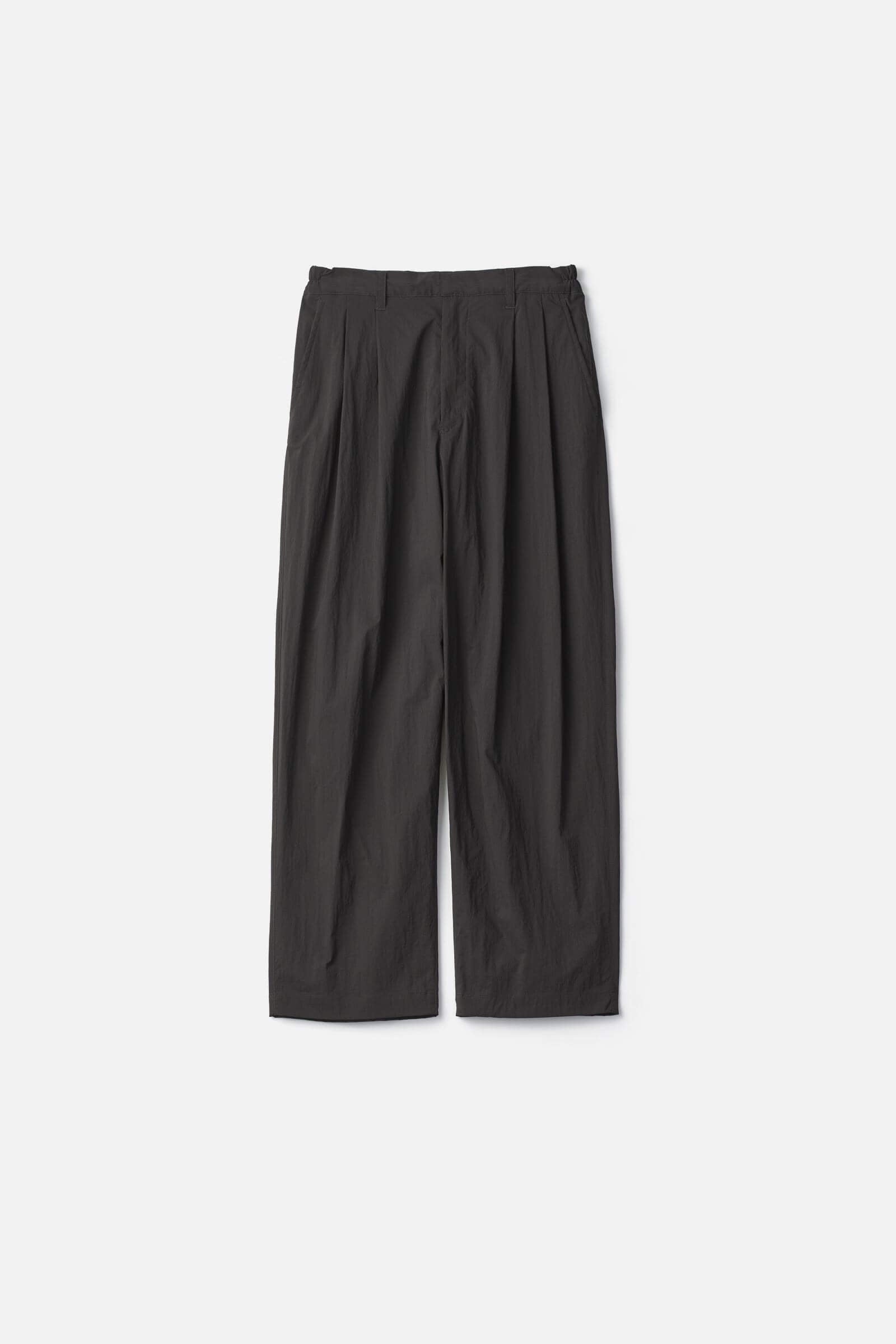 WINDPROOF NYLON EASY WIDE TROUSERS