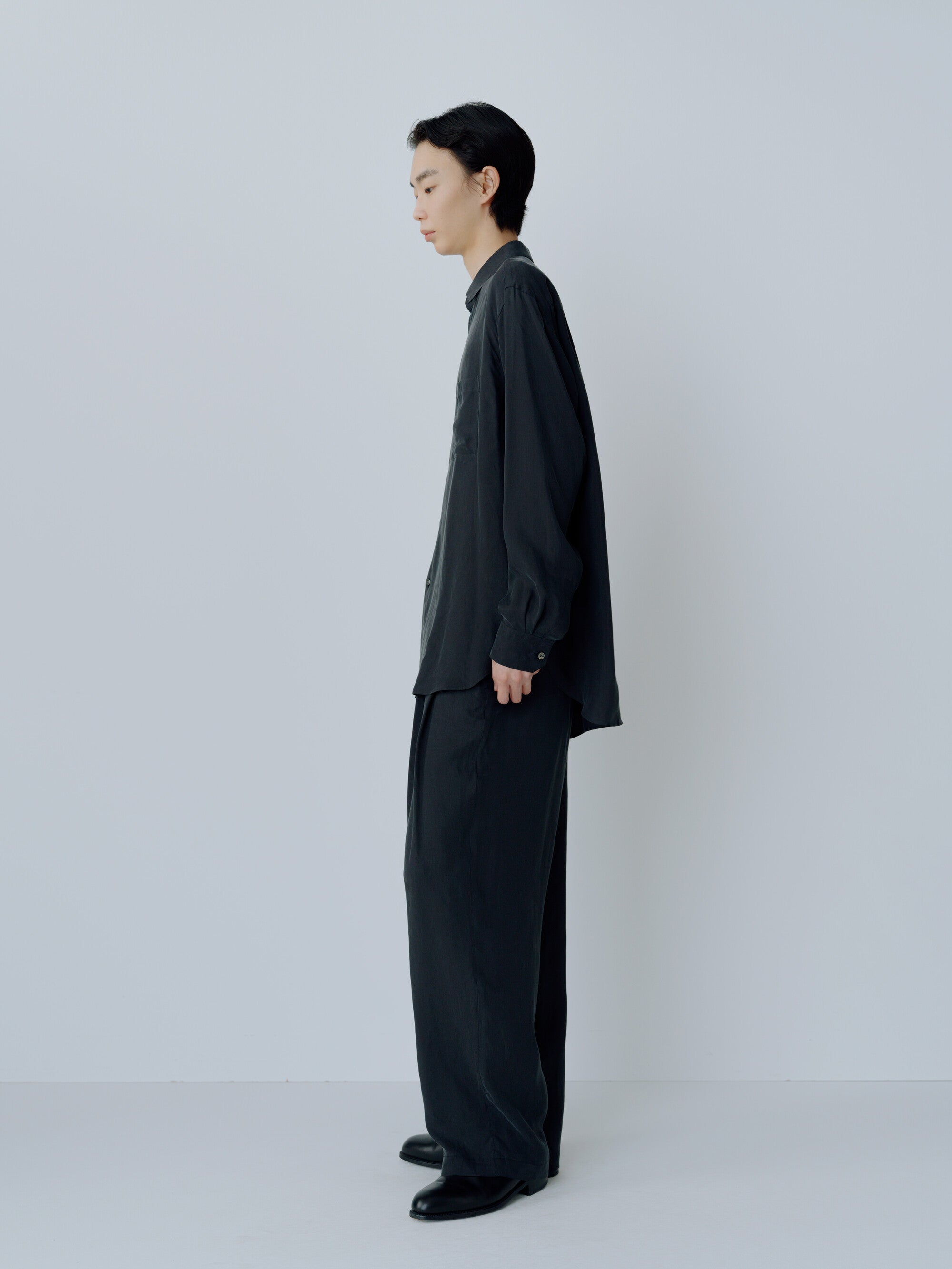 CUPRO FIBRIL OVERSIZED LS SHIRT