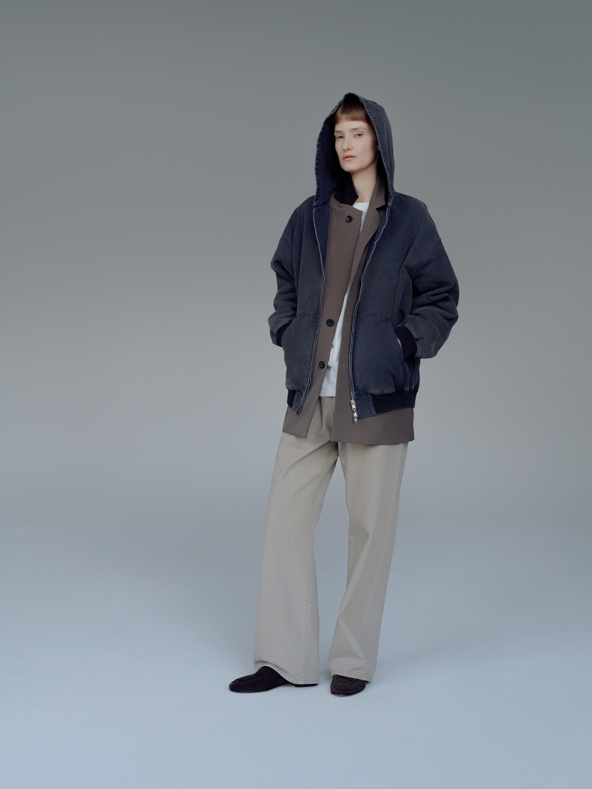 SULFUR DYED WHIPCORD VINTAGE HOOD JACKET