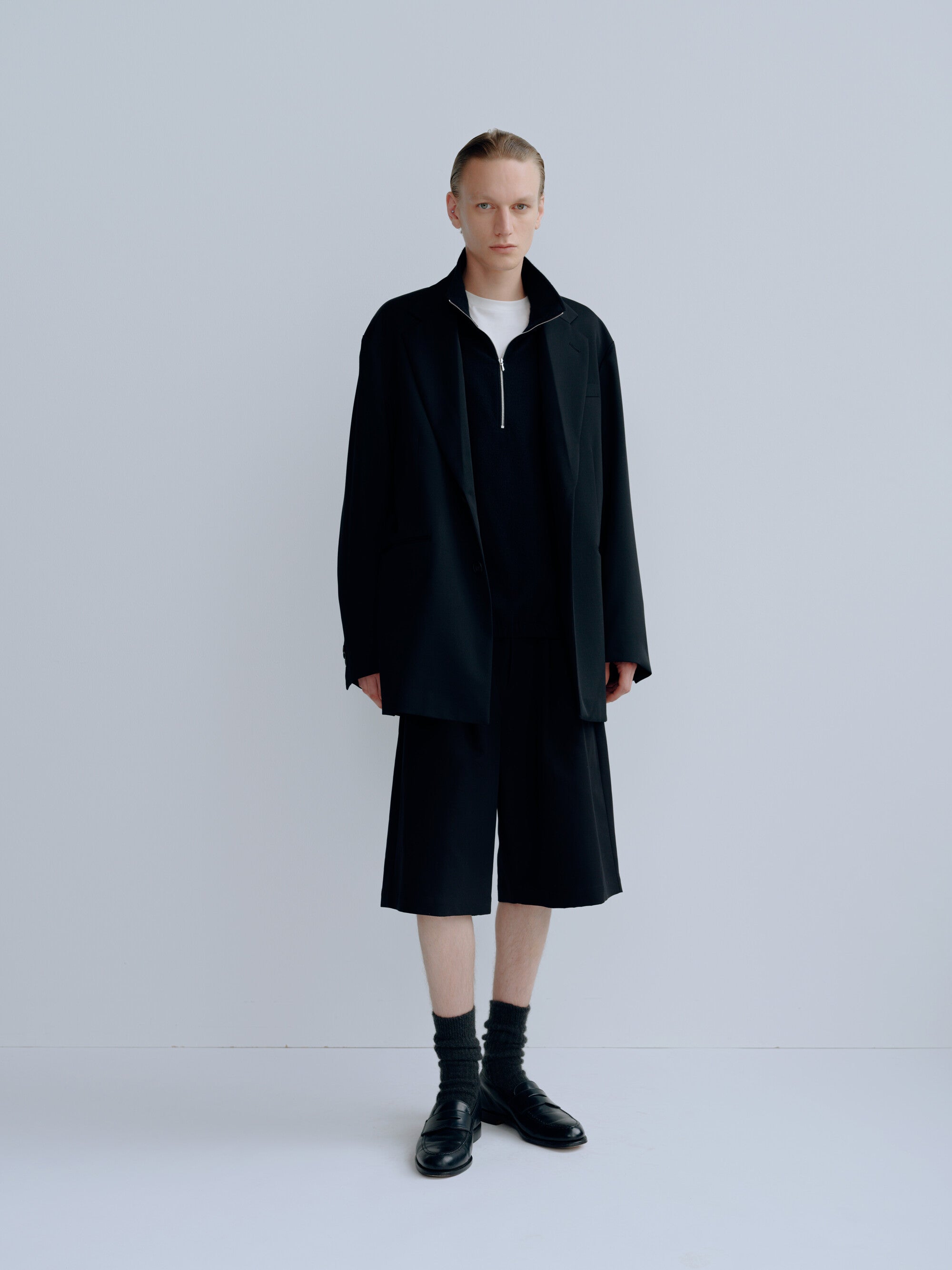 OVERSIZED SINGLE BREASTED LONG JACKET