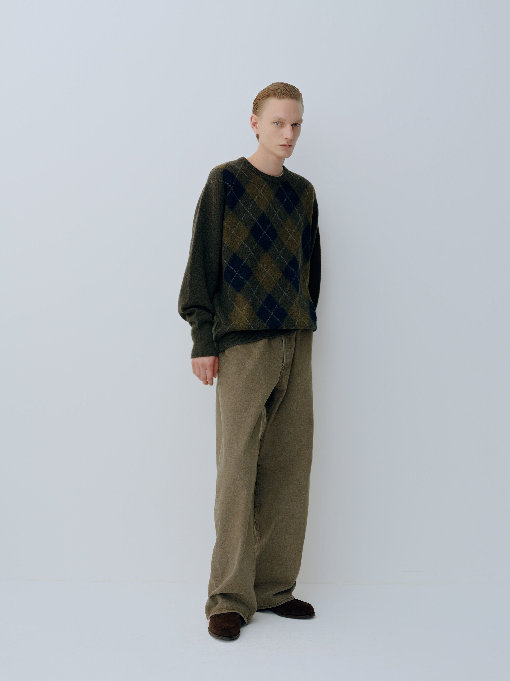 LOOSE COLOR DENIM PANTS