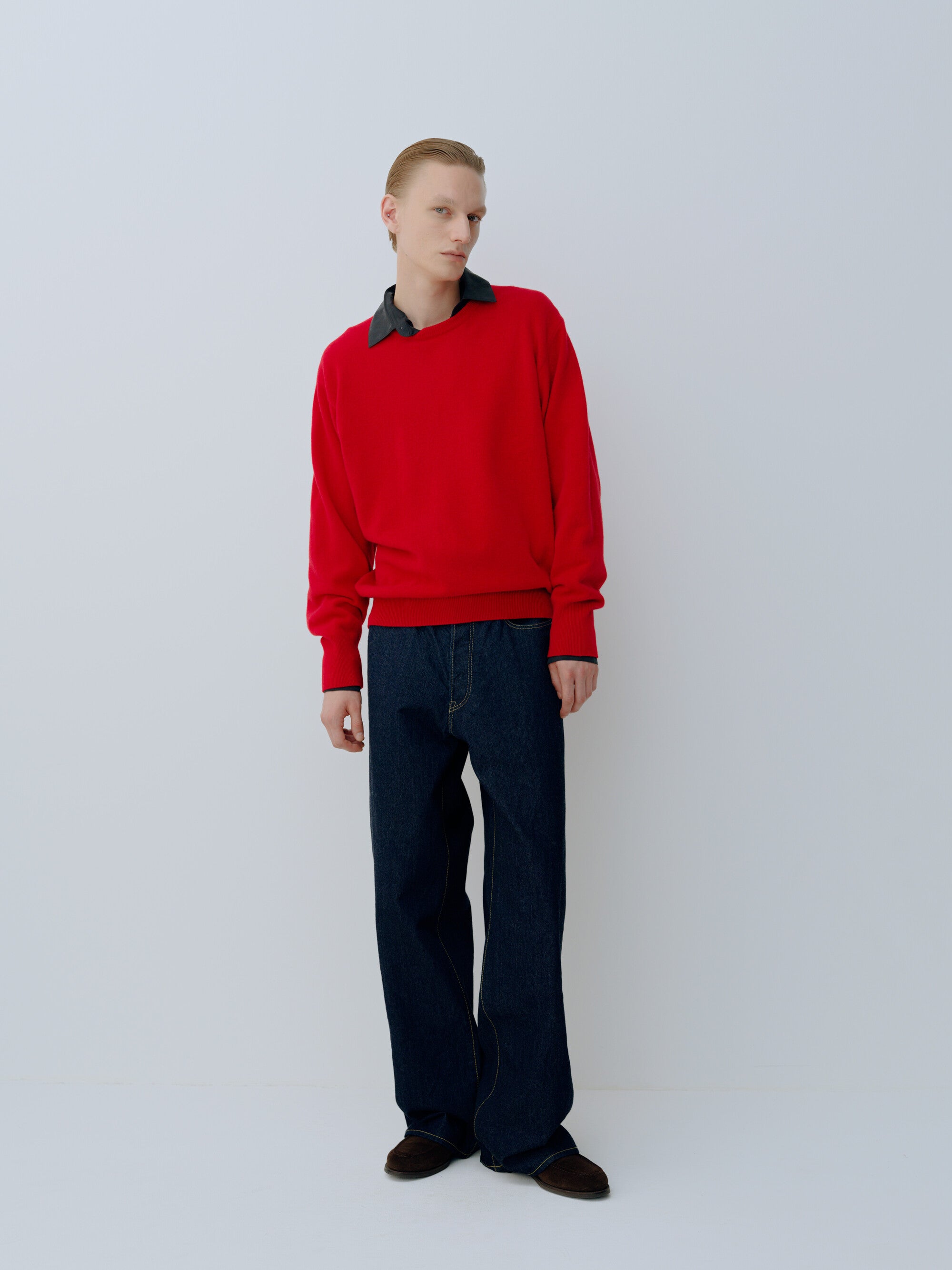 LOOSE DENIM PANTS