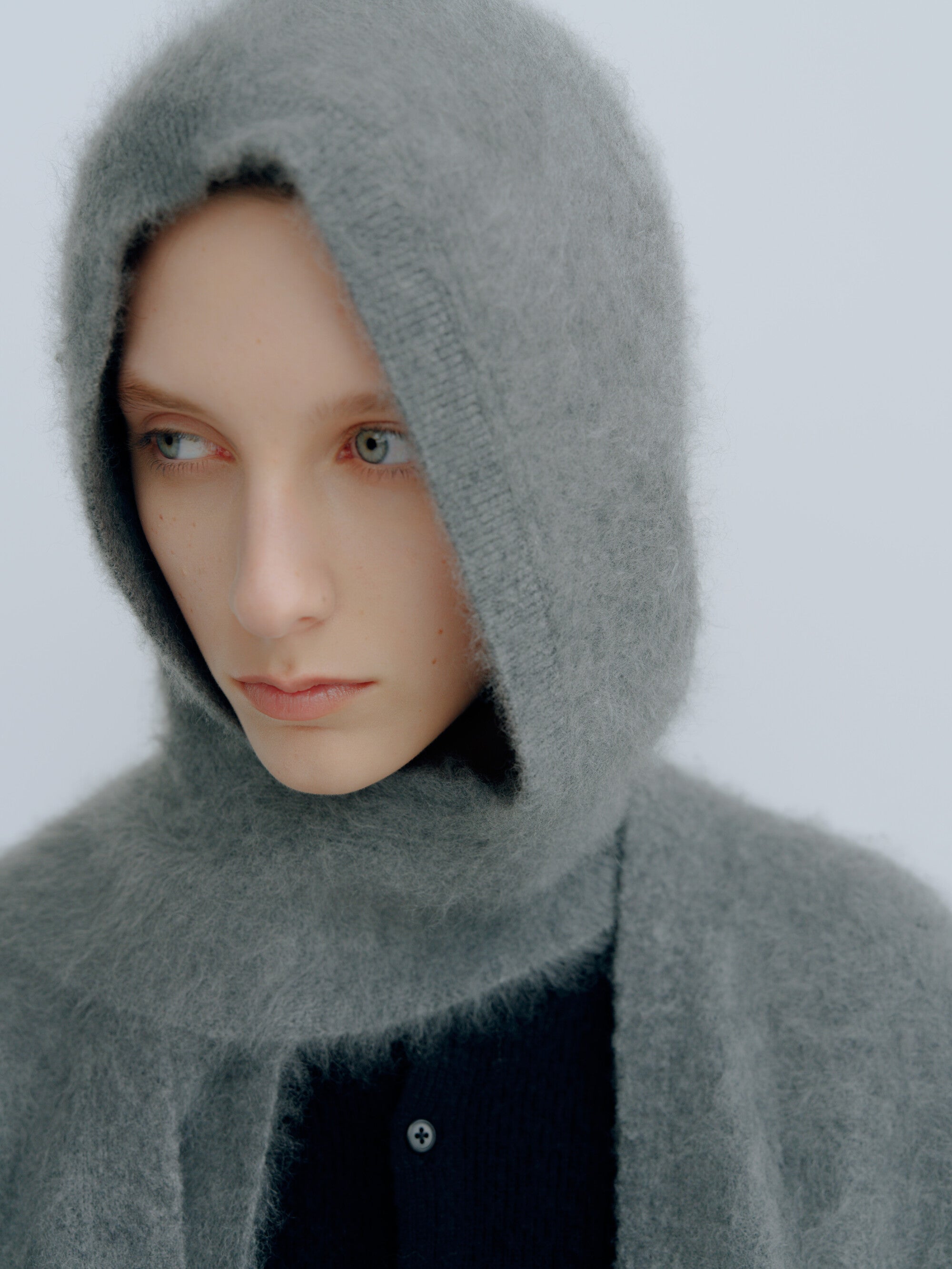 CASHMERE SHAGGY BALACLAVA