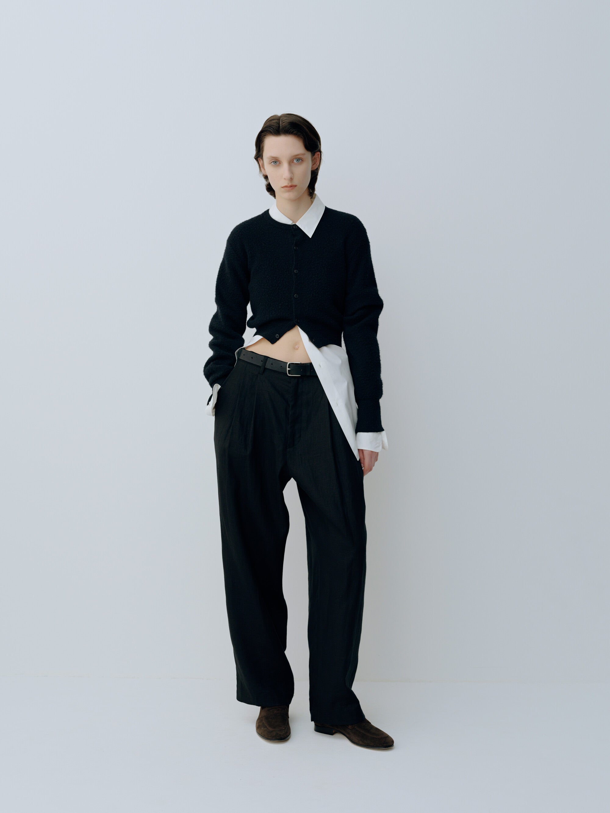 LIGHT LINEN WIDE EASY TROUSERS – ssstein