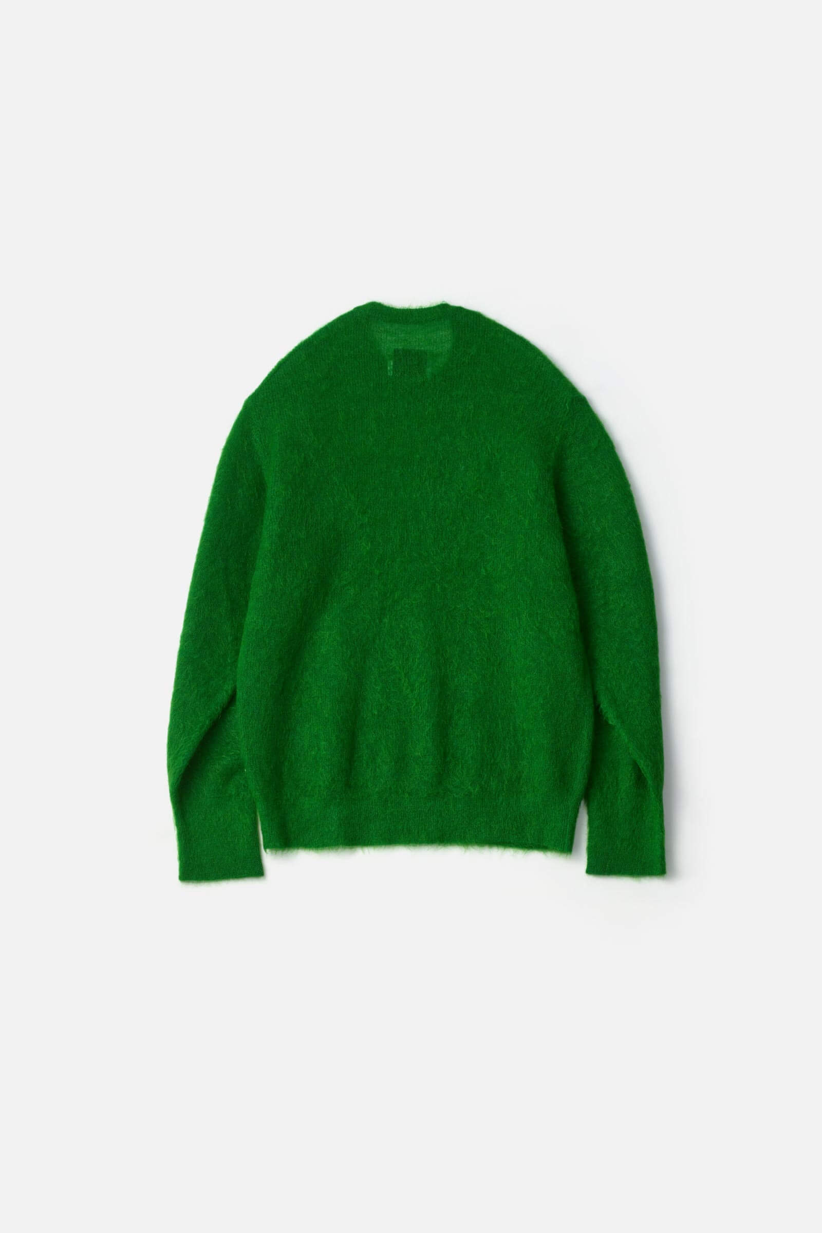 SUPER KID MOHAIR KNIT CREW NECK LS