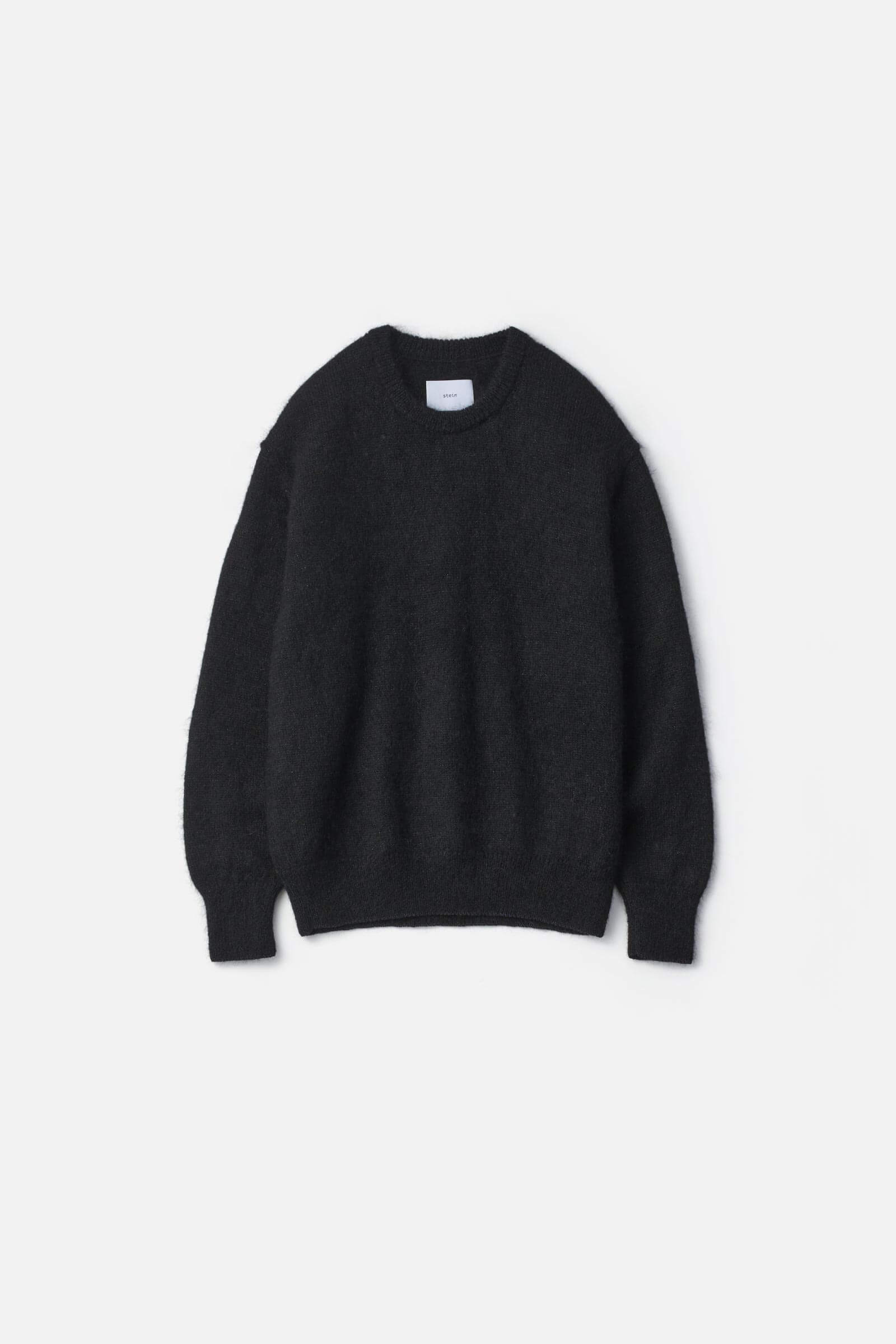 MOHAIR GLITTER KNIT CREW NECK LS