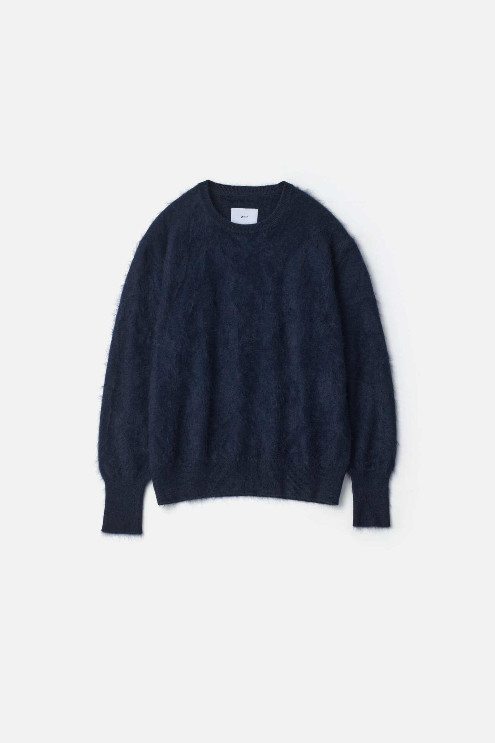 PURE CASHMERE SHAGGY KNIT LS