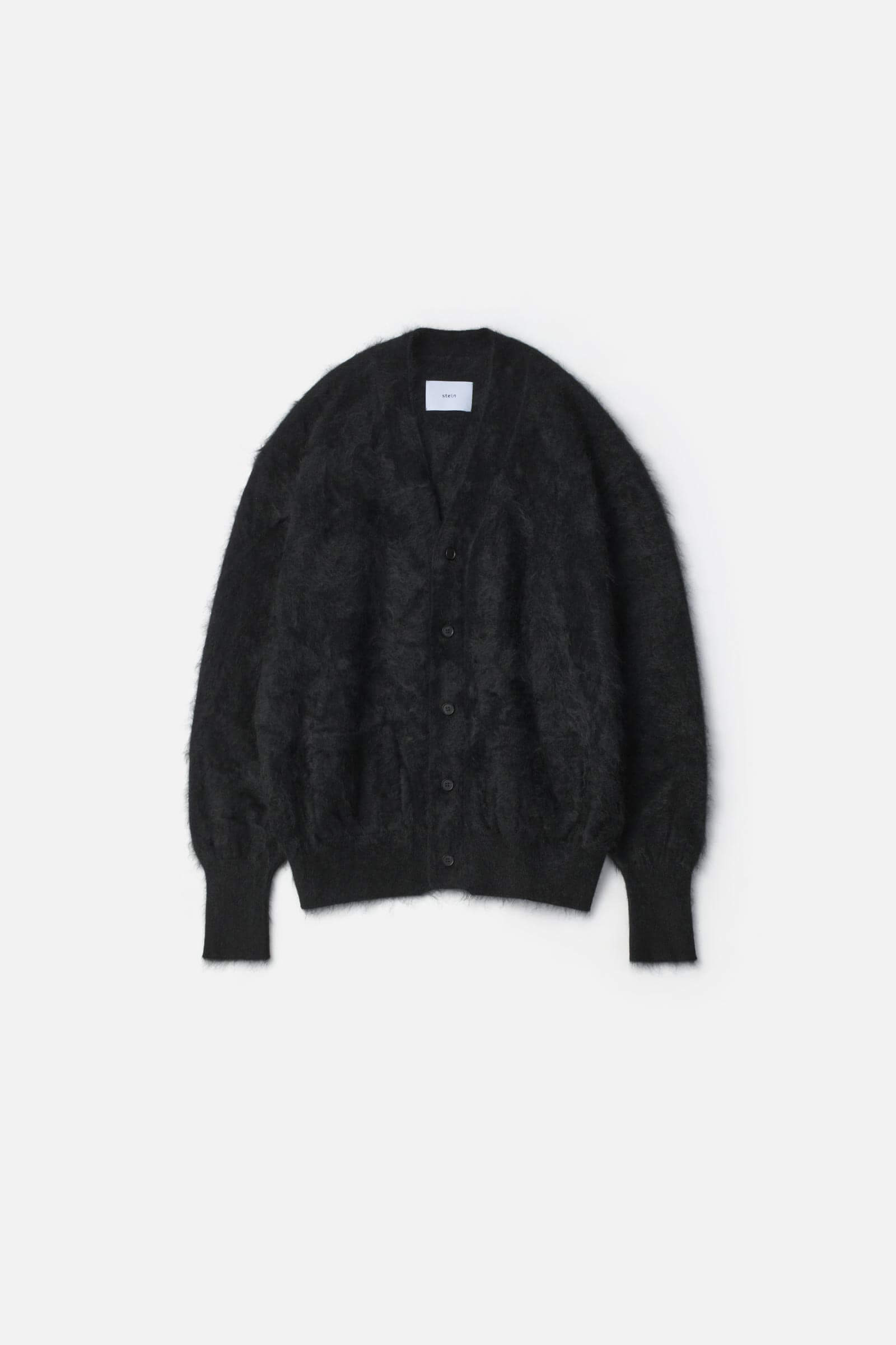 PURE CASHMERE SHAGGY KNIT CARDIGAN