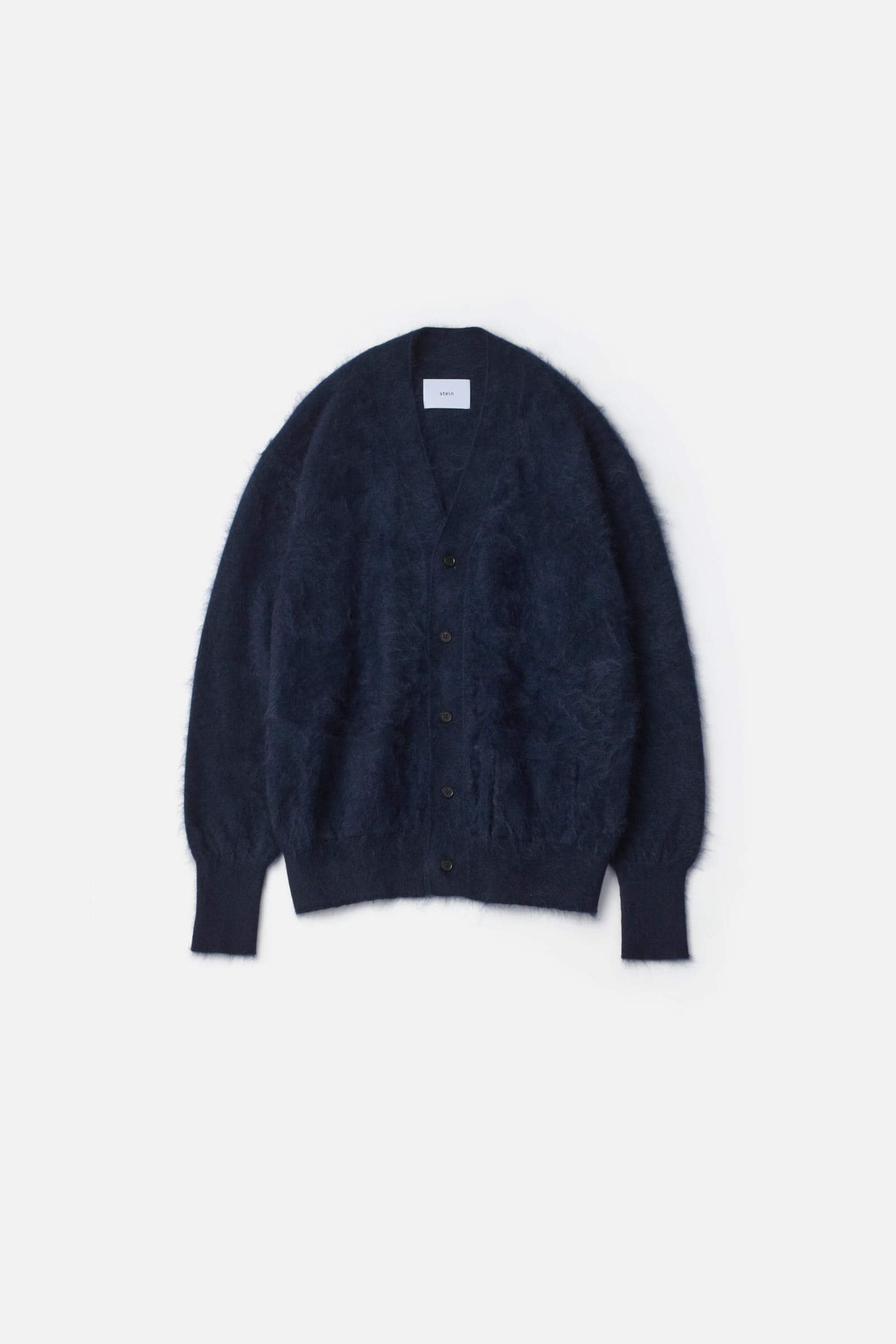 PURE CASHMERE SHAGGY KNIT CARDIGAN