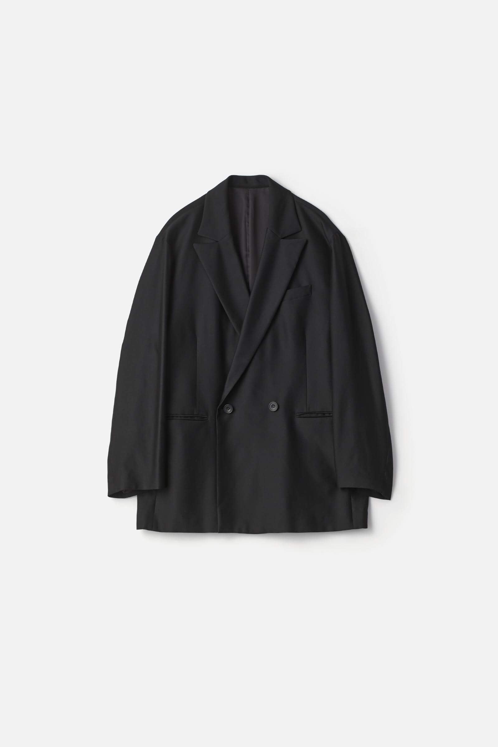 OVERSIZED PEAK LAPEL LONG JACKET