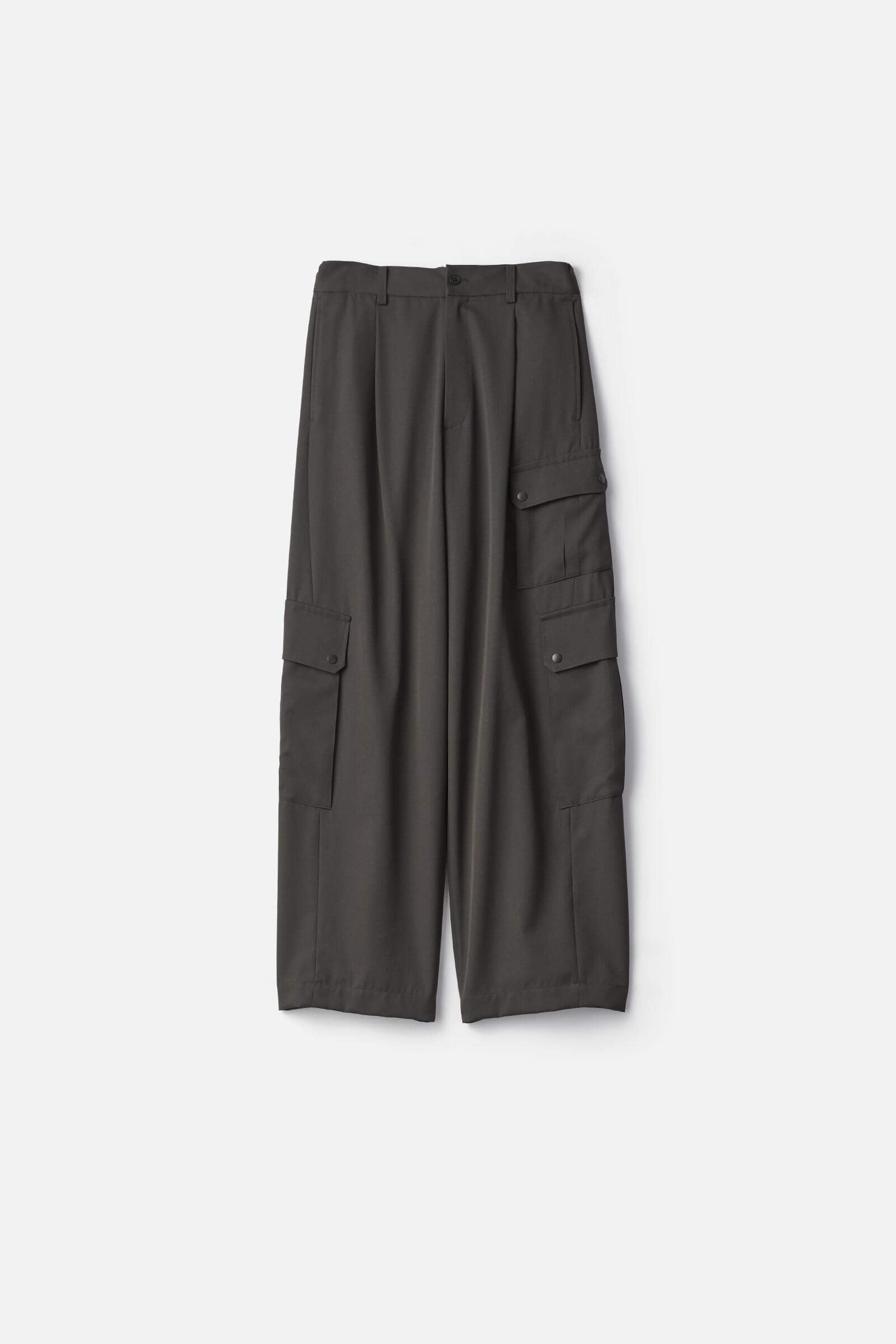 CARGO POCKET WIDE EASY TROUSERS