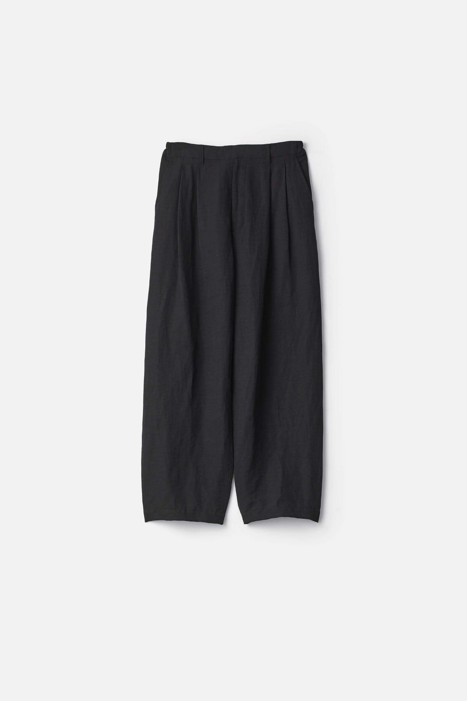 LI/NY POPLIN WIDE EASY TROUSERS