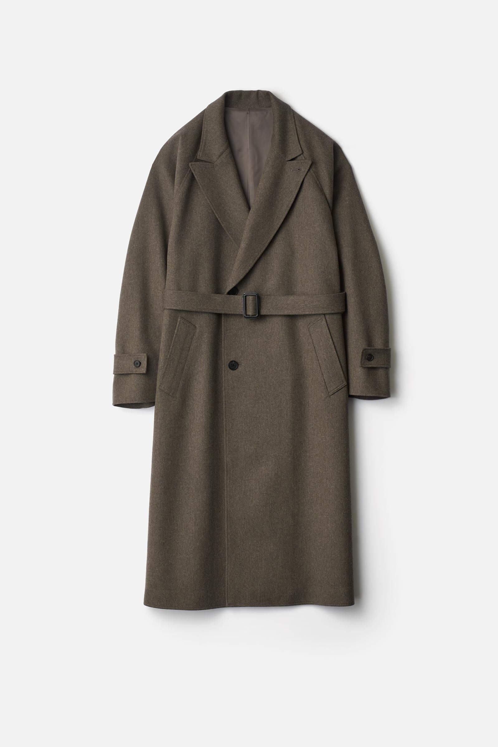 OVERSIZED PEAK LAPEL COAT