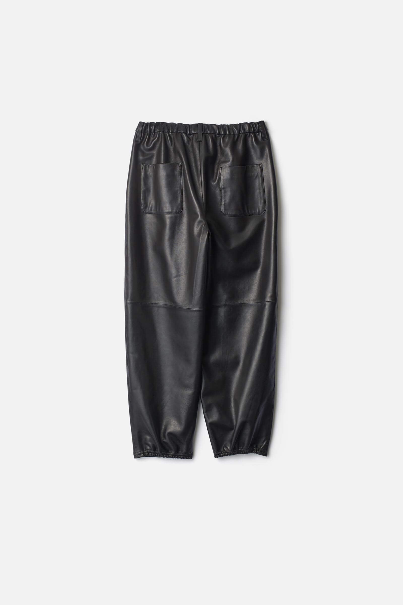 SHEEP LEATHER EASY TROUSERS