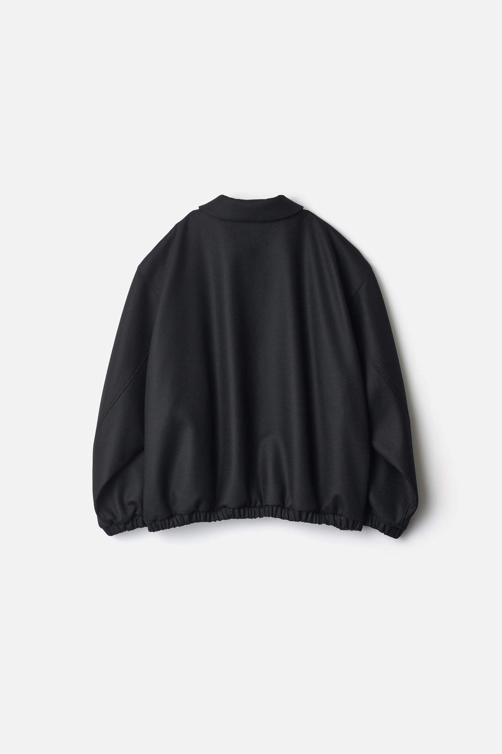 MELTON OVERSIZED ZIP JACKET