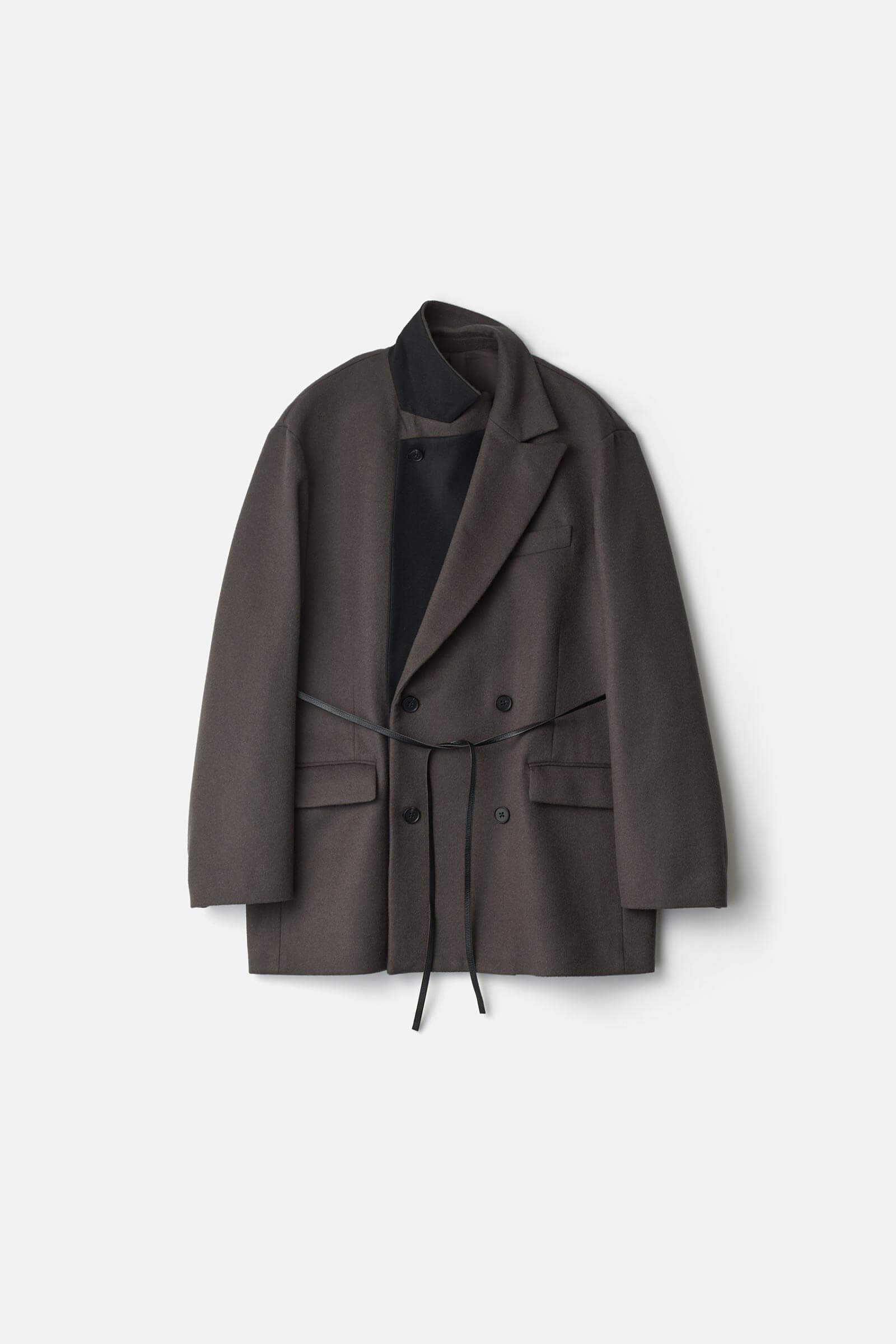 OVERSIZED DOUBLE LAPELLED JACKET
