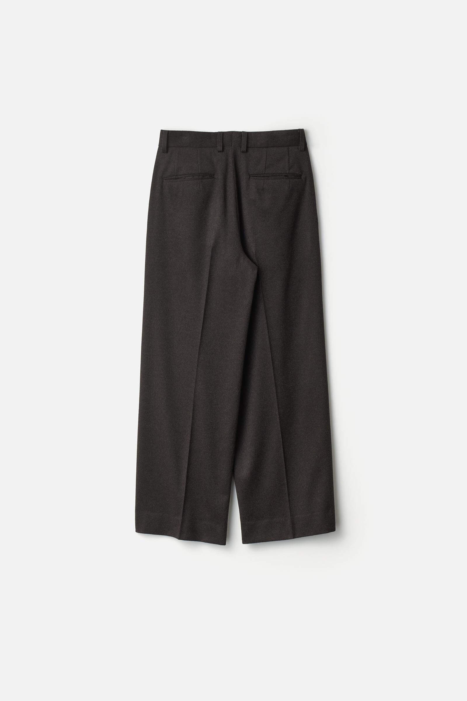 PURE CASHMERE LONG WIDE TROUSERS
