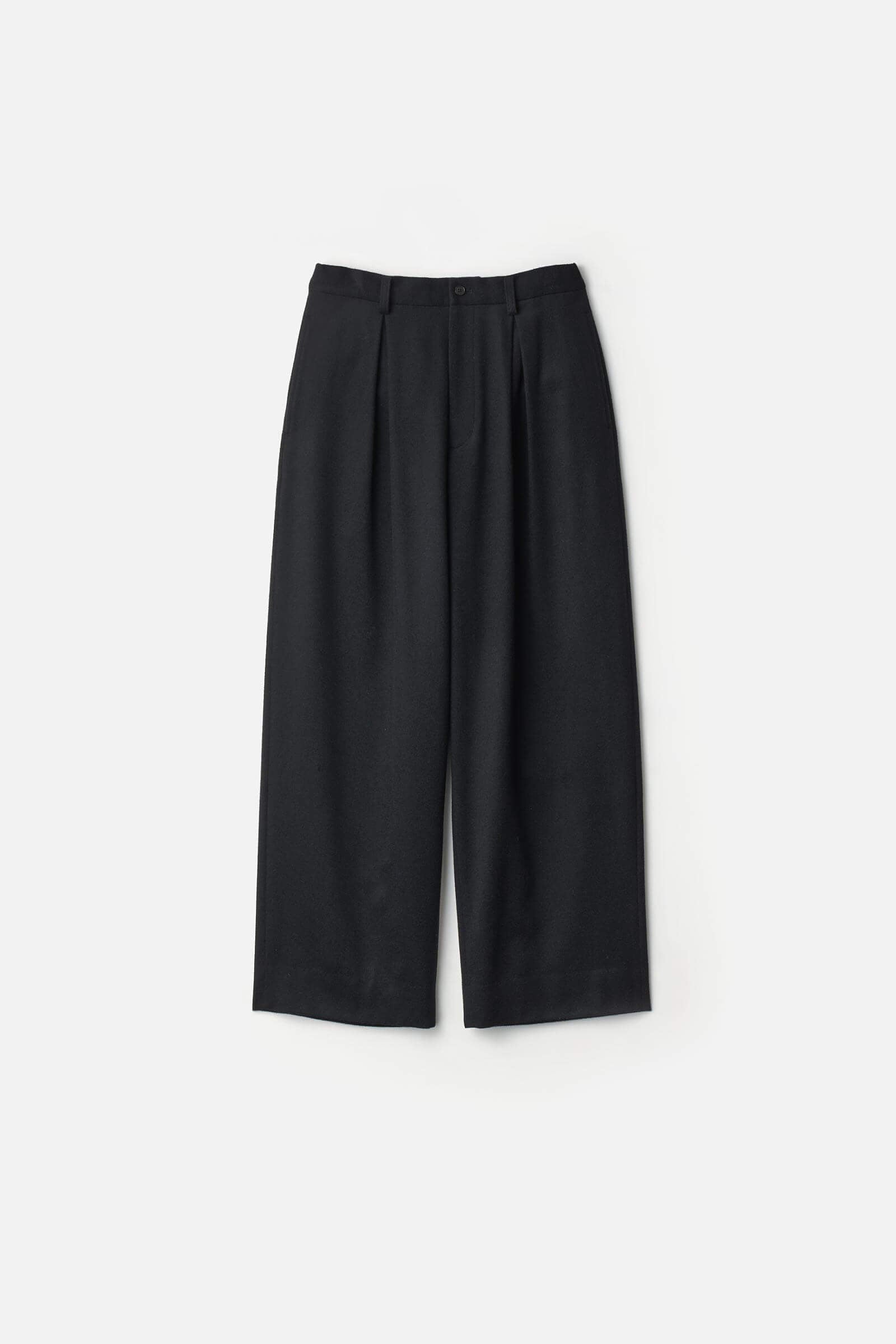 W/CA BEAVER EASY WIDE TROUSERS