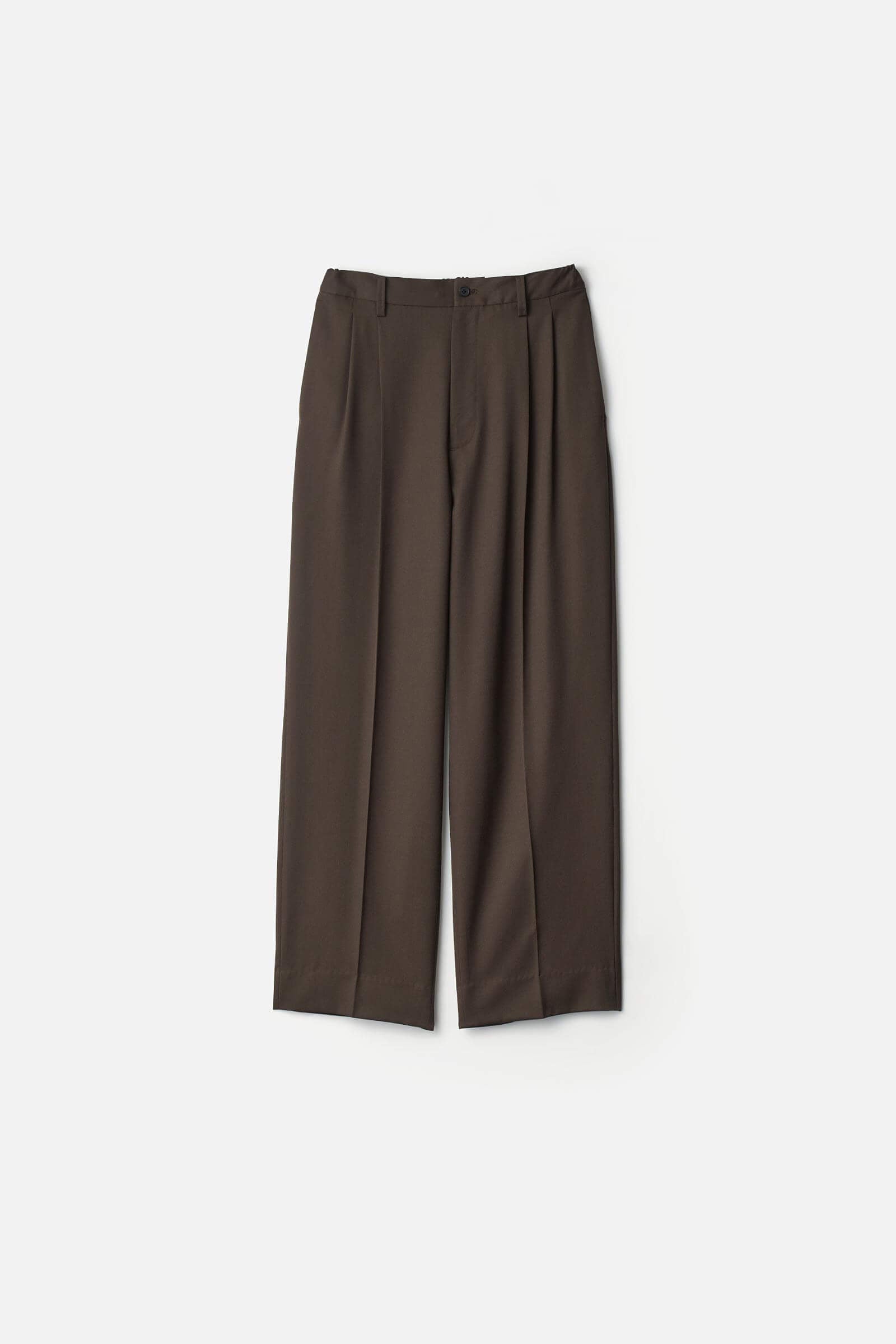 TWO TUCK EASY TROUSERS