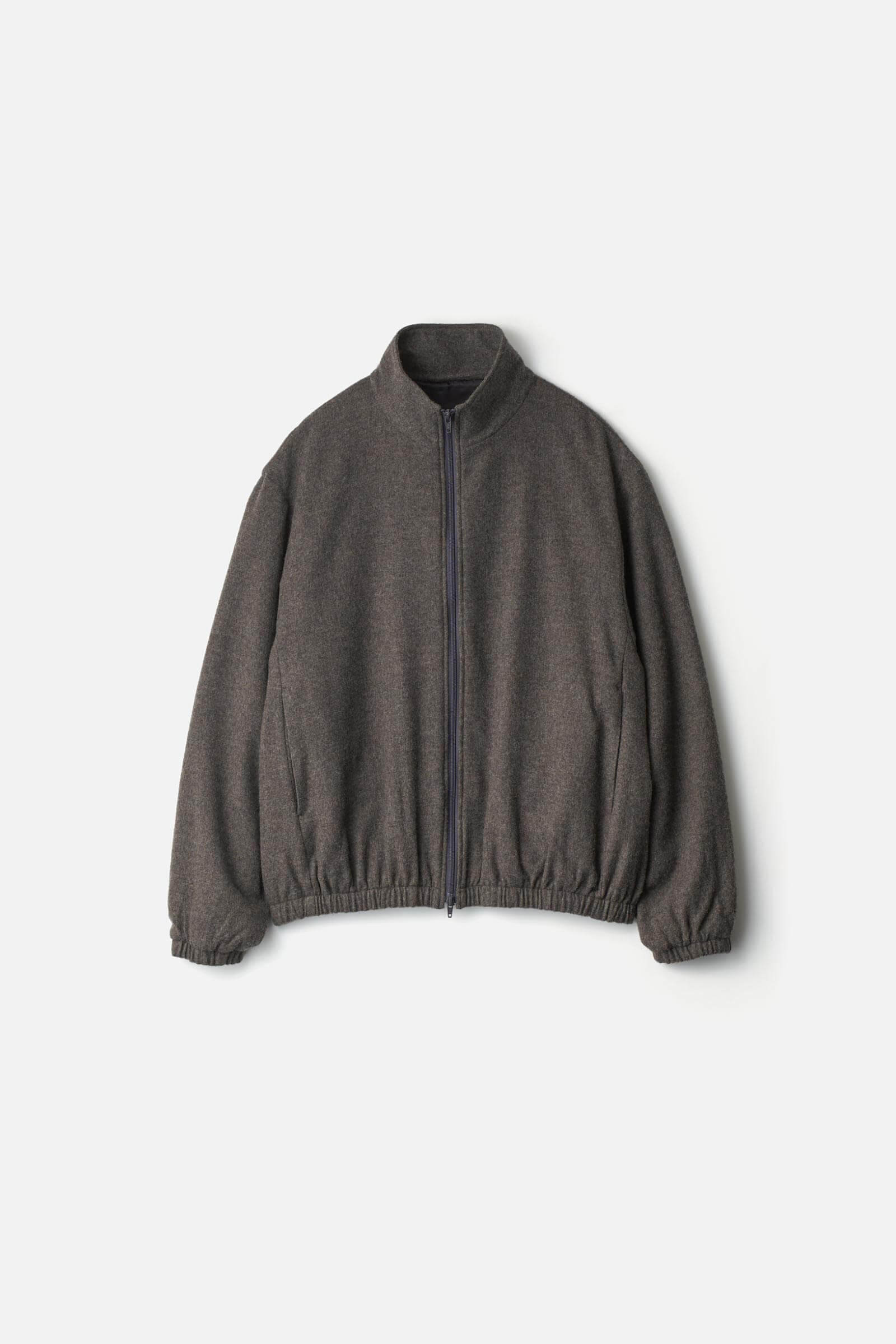 WOOL/CASHMERE FLEECE ZIP JACKET