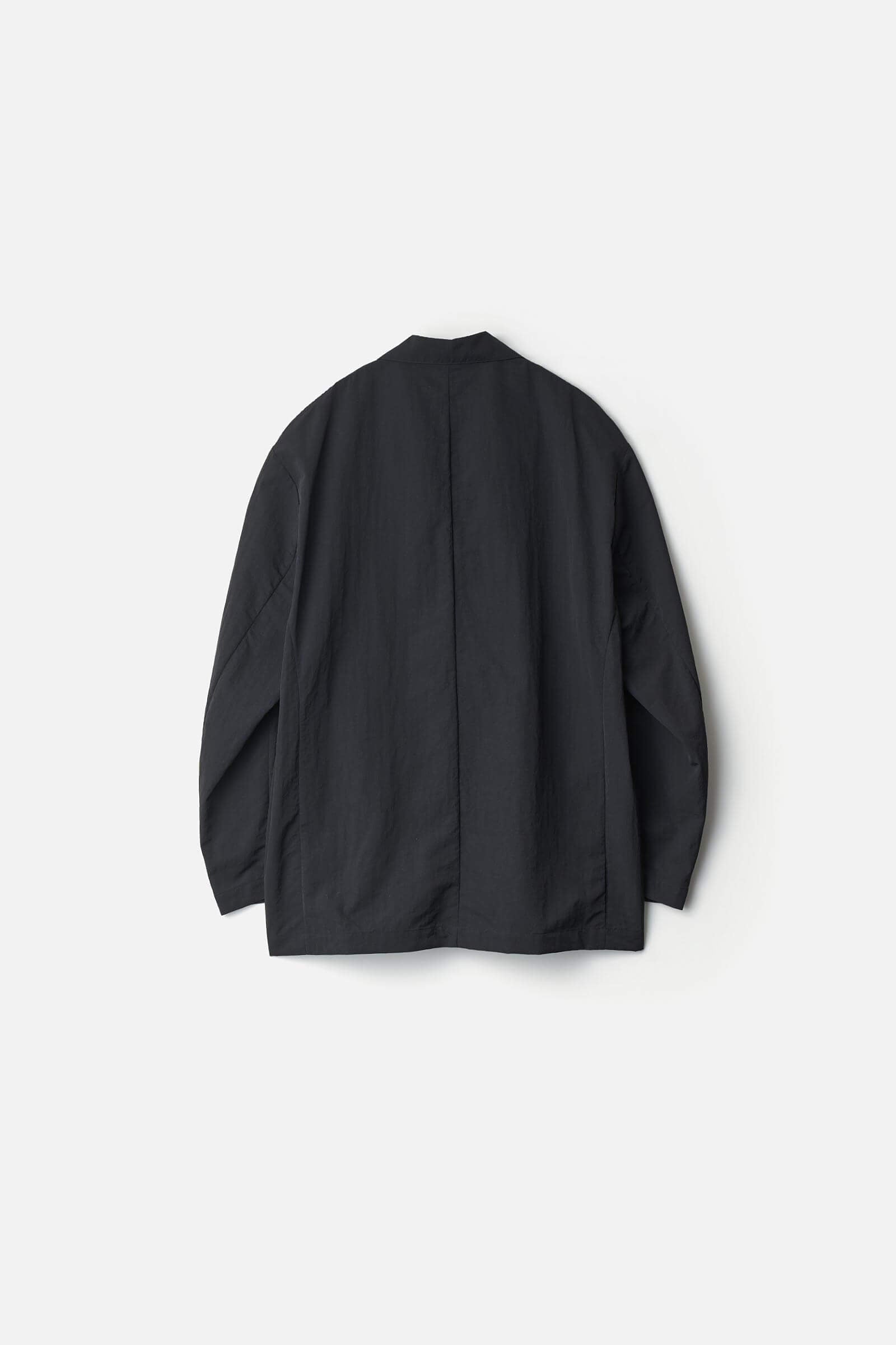 WINDPROOF NYLON SINGLE BREASTED JACKET