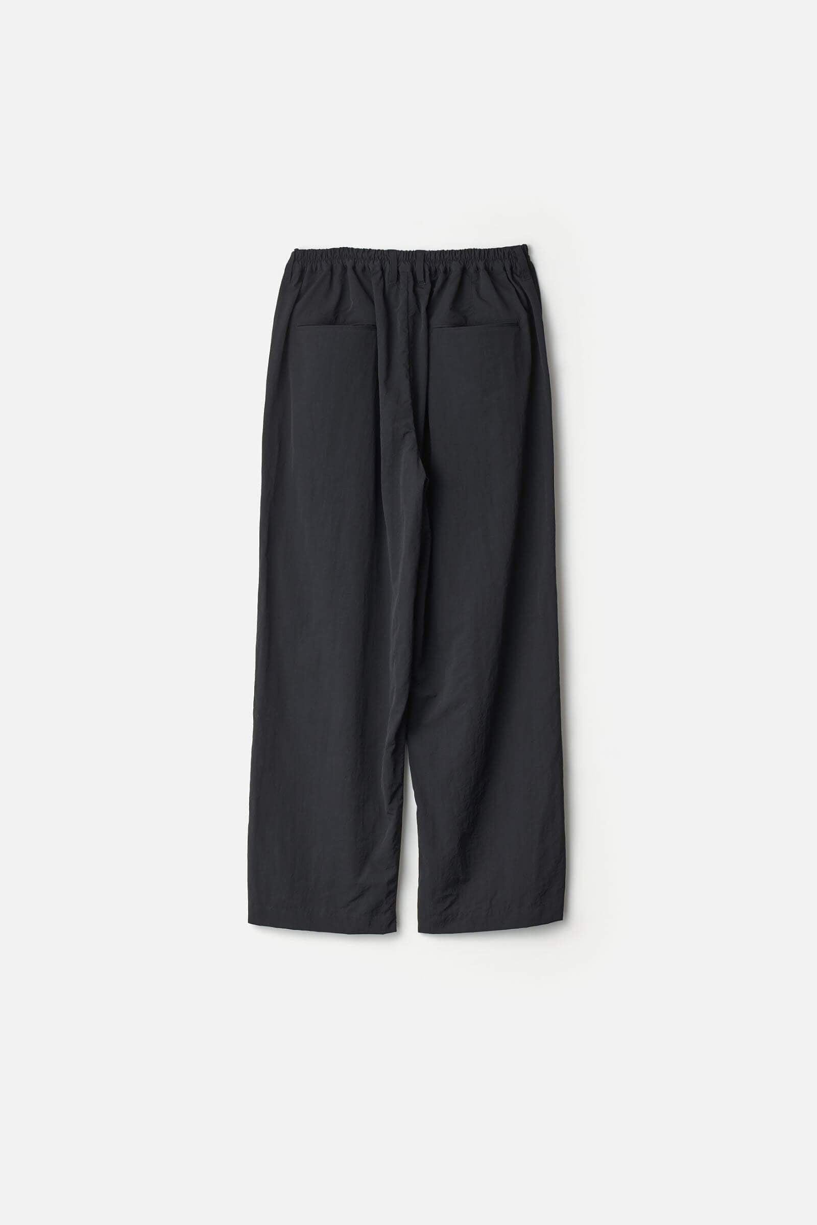 WINDPROOF NYLON WIDE EASY TROUSERS