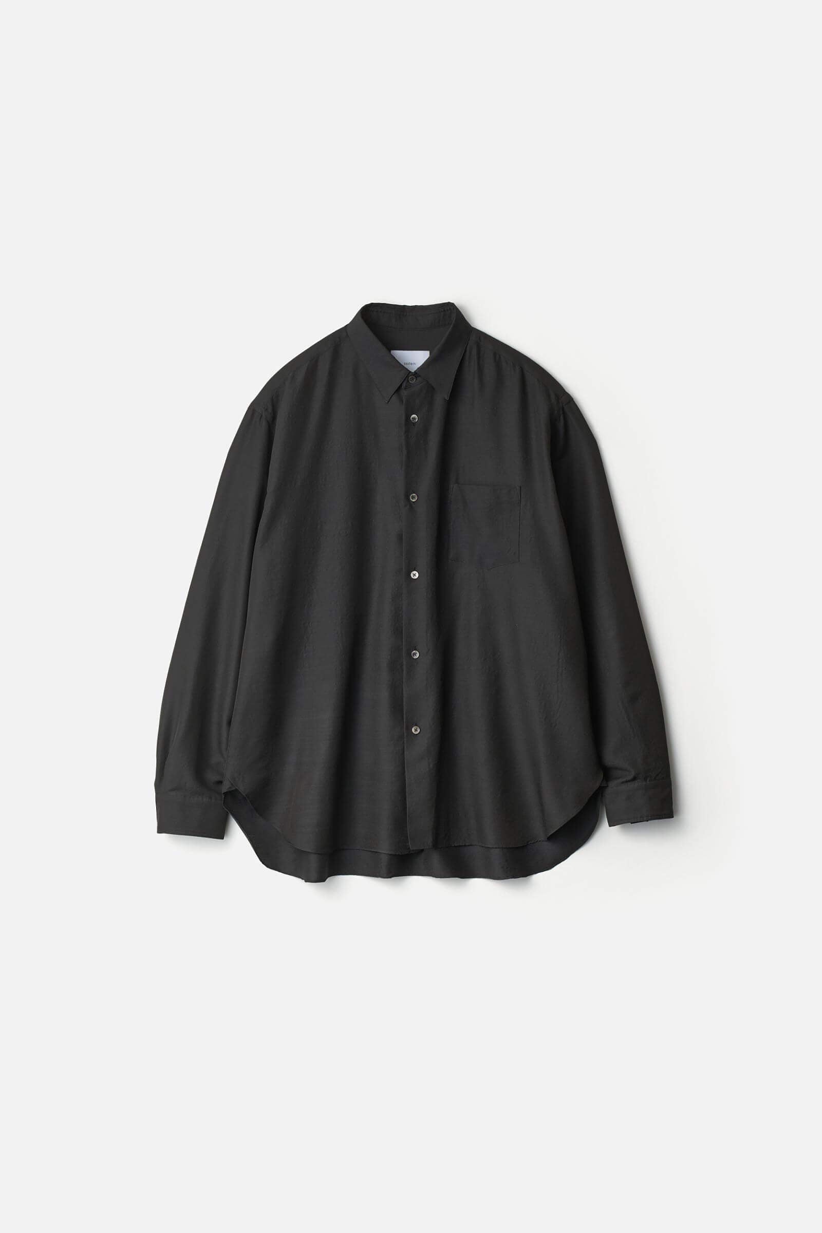 WOOL/SILK REGULAR COLLAR SHIRT