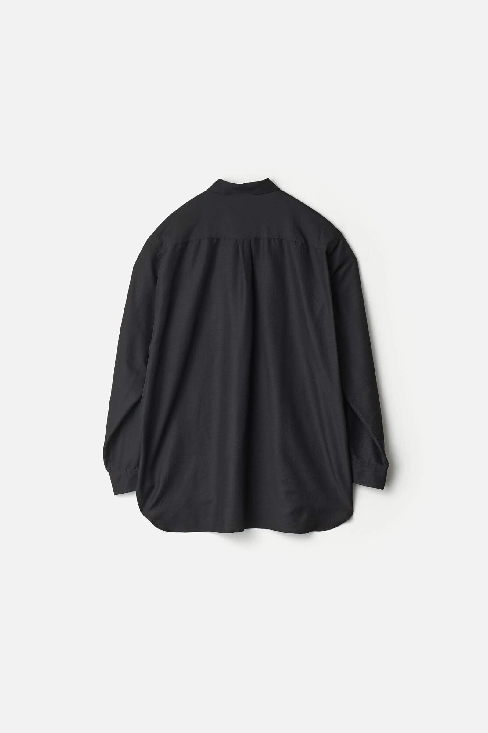 WOOL/SILK PULLOVER SHIRT