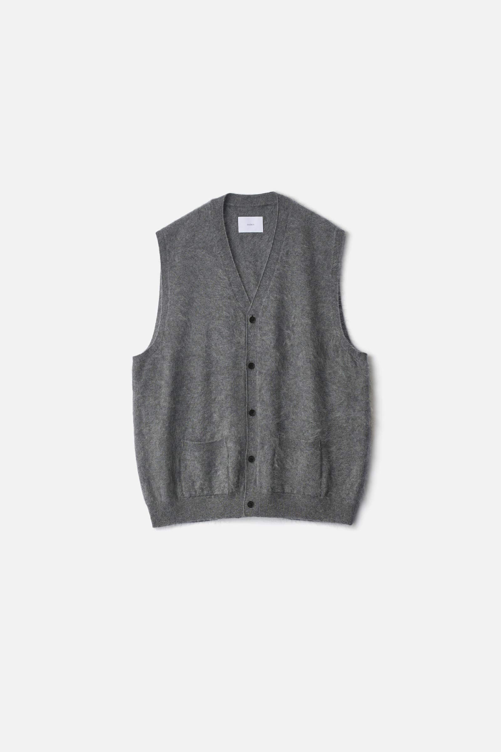 CASHMERE SHAGGY KNIT VEST