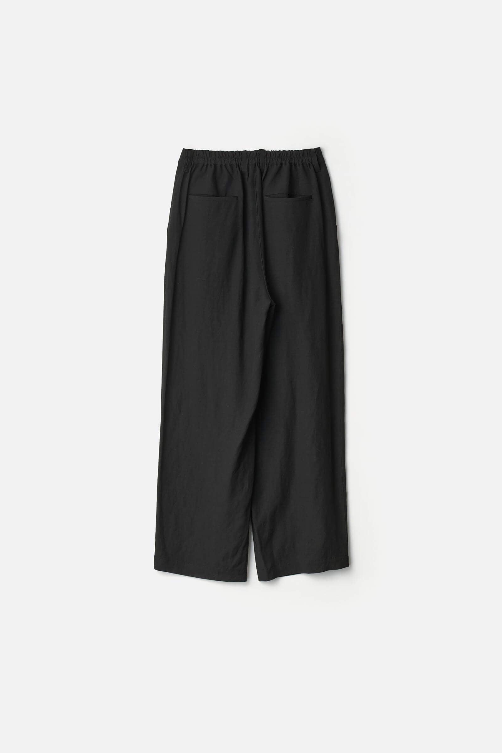 RAYON/LINEN WIDE EASY TROUSERS