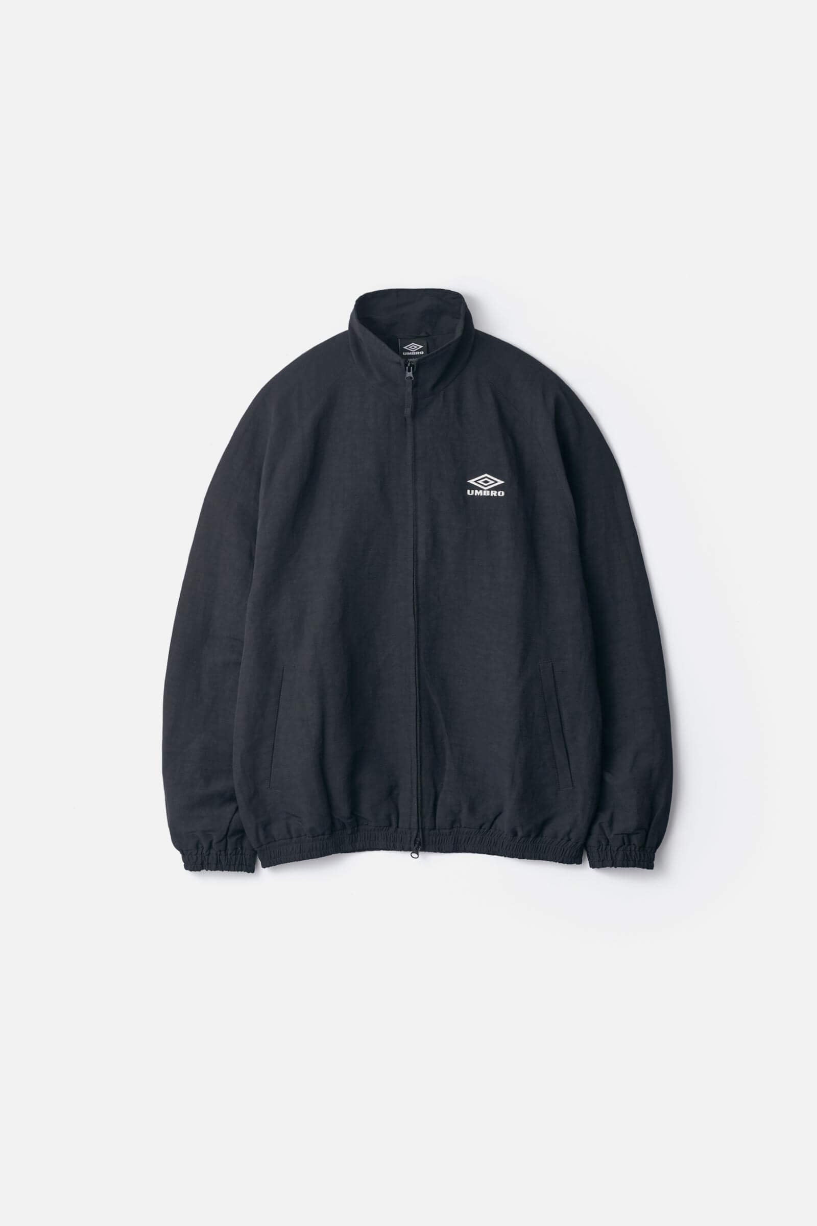 LINEN/NYLON TRACK JACKET