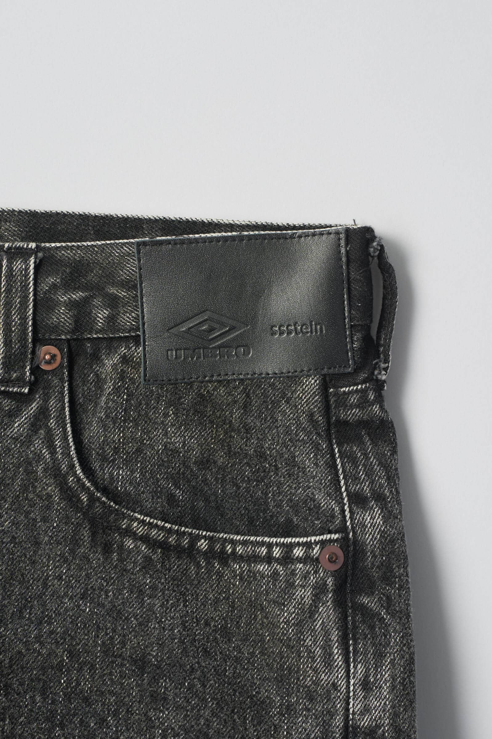 DEFORMATION WIDE DENIM JEANS – ssstein