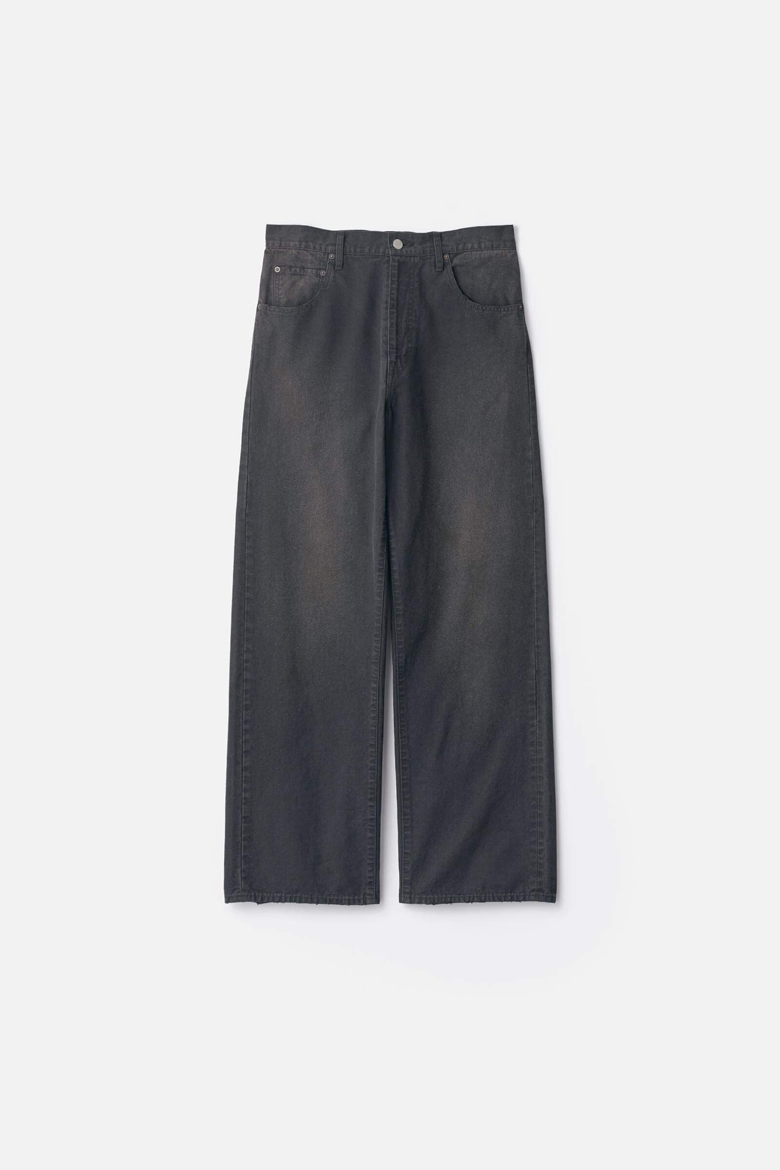SULFUR DYED OXFORD VINTAGE WIDE PANTS – ssstein