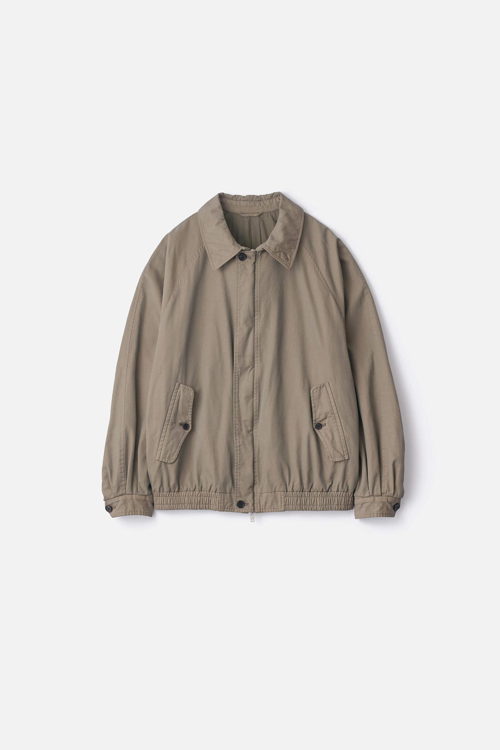 【新品未使用】ssstein VINTAGE SATIN ZIP JACKET ssstein / シュタイン】W/SI SATIN ZIP UP SHORT JACKET - DARK BROWN