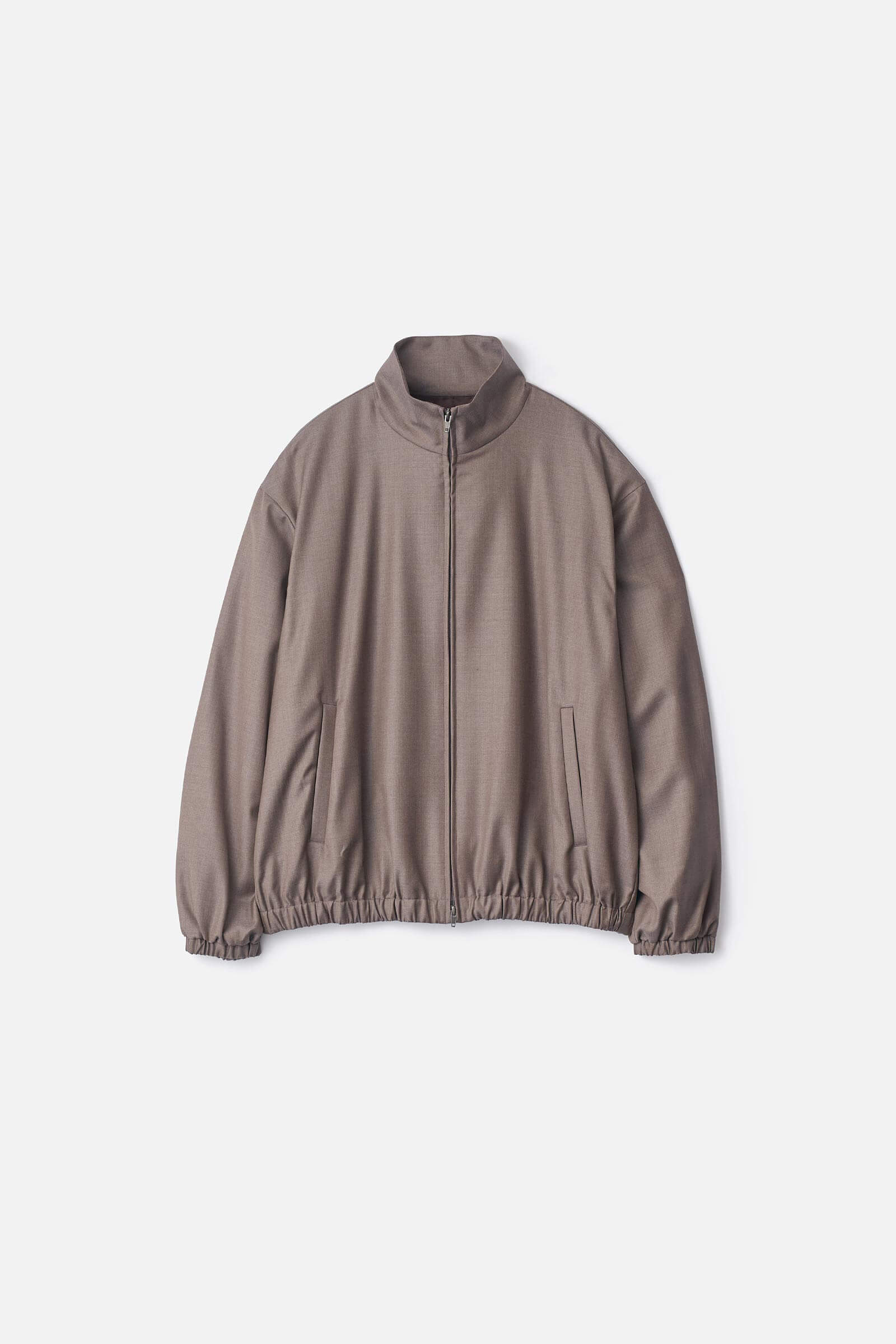 EXTRA FINE WOOL SHIRRED LIGHT ZIP JACKET – ssstein