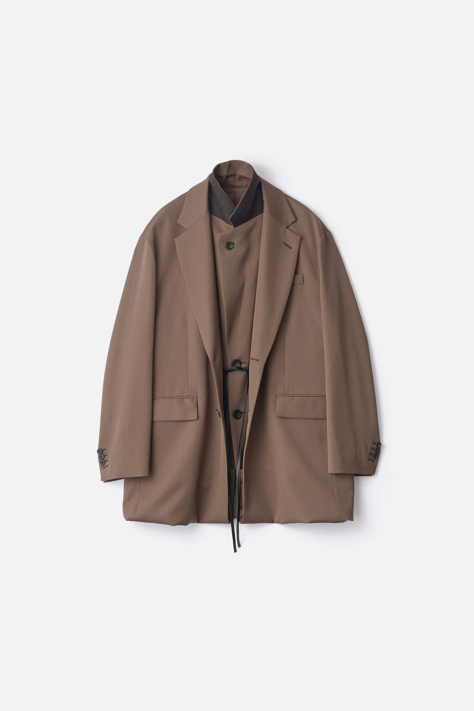 【ssstein】26ss LAYERED COMBINATION JACKET OVERSIZED LAYERED COMBINATION JACKET – ssstein