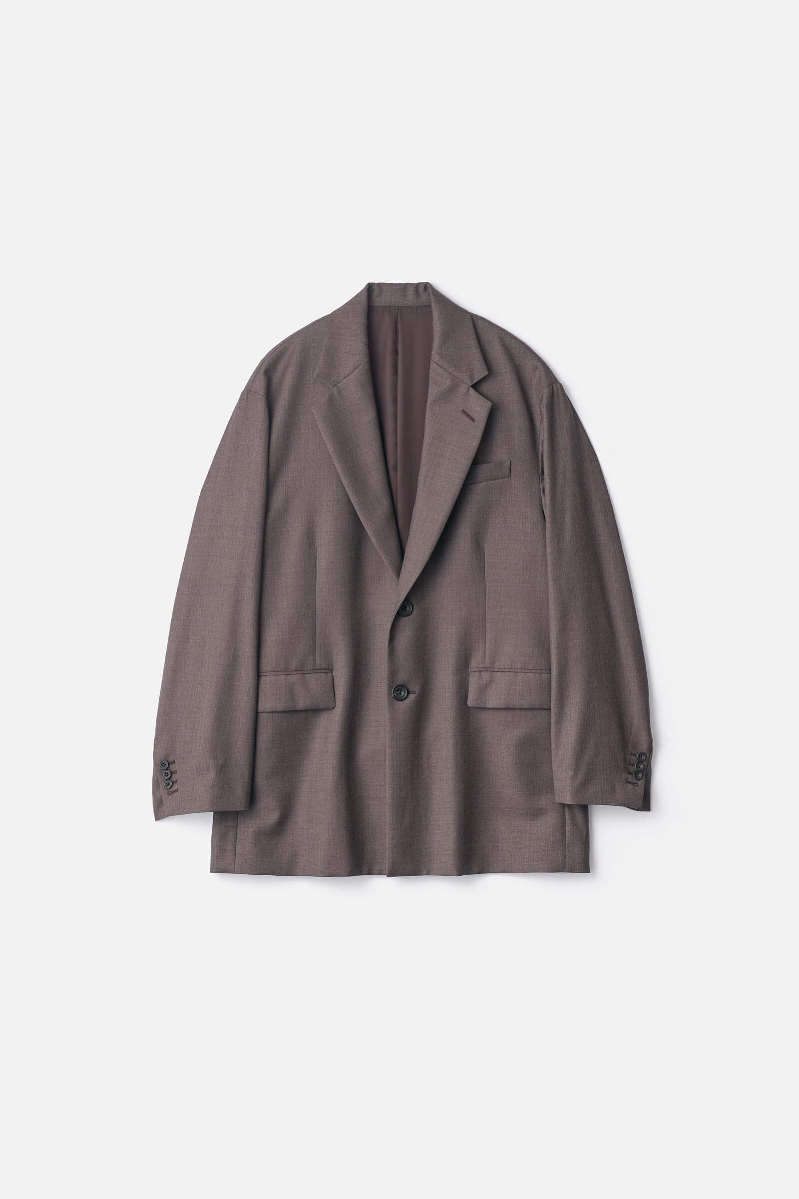 EXTRA FINE WOOL OVERSIZED SINGLE BREAST LONG JACKET