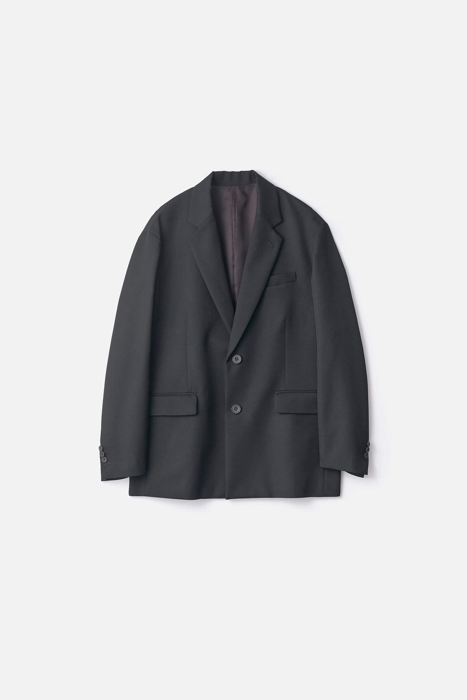 WOOL KERSEY OVERSIZED SINGLE BREASTED JACKET – ssstein