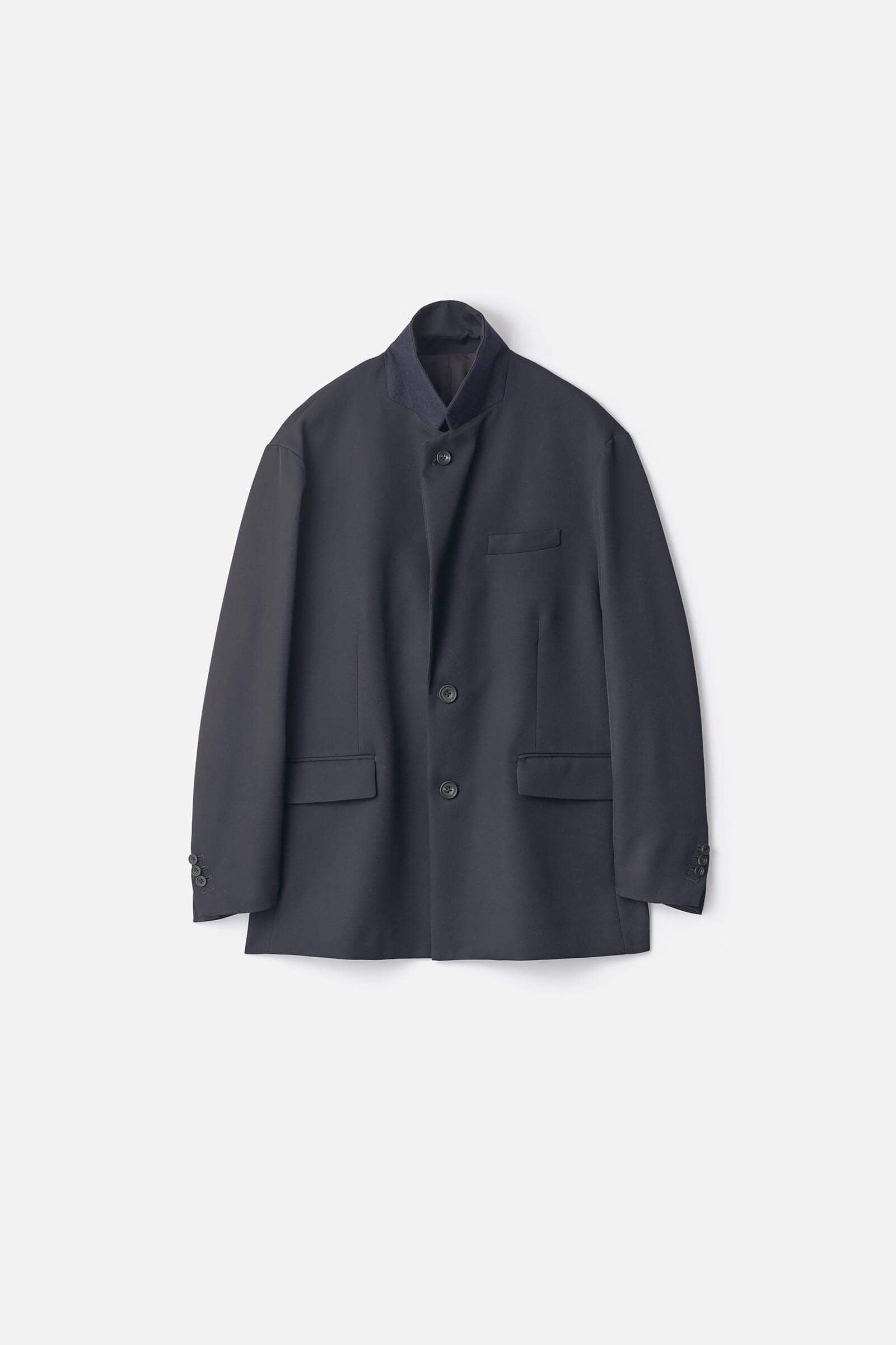 WOOL KERSEY OVERSIZED SINGLE BREASTED JACKET – ssstein