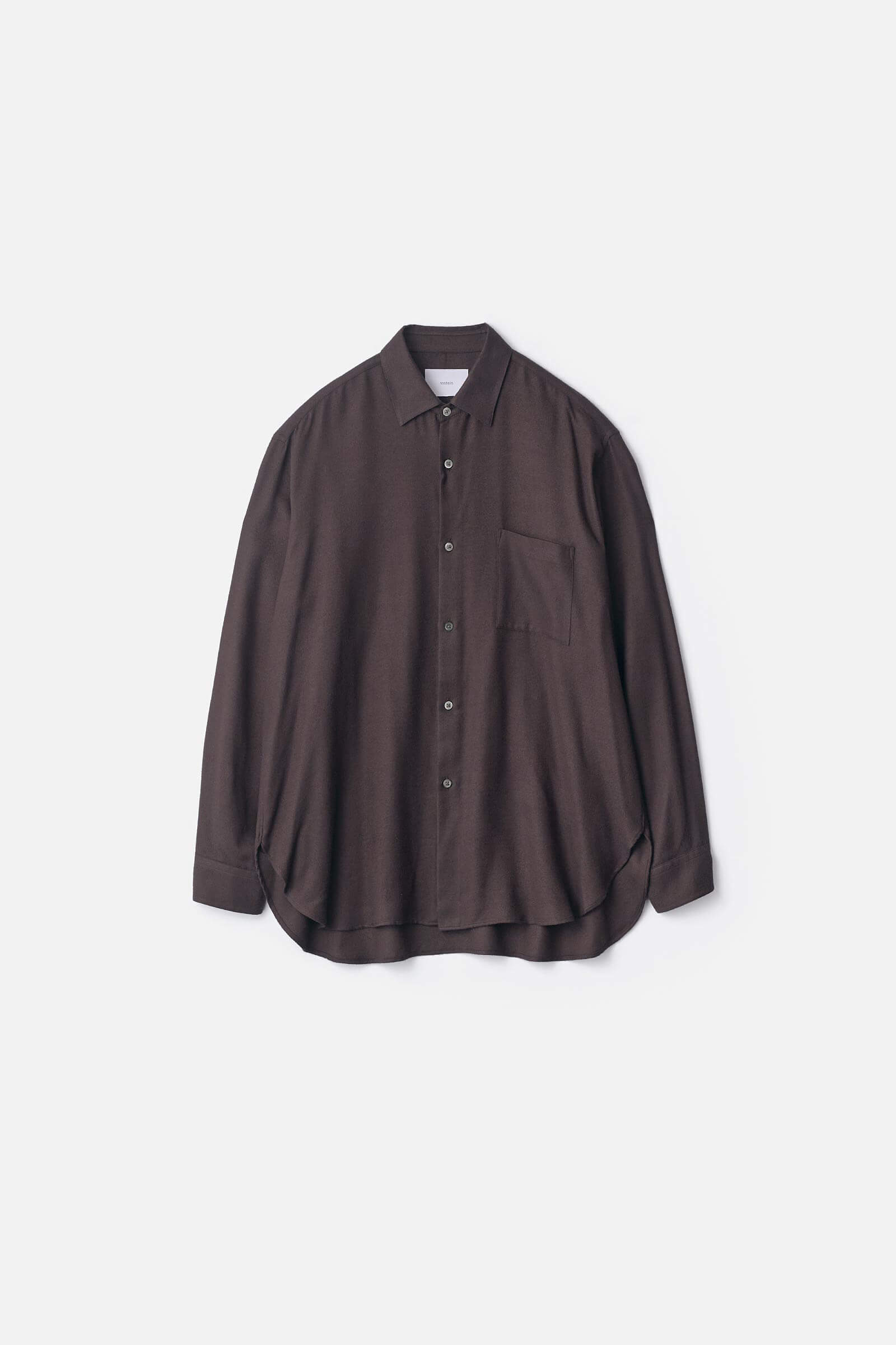 RAYON SILK FLANNEL OVERSIZED DOWN PAT SHIRT