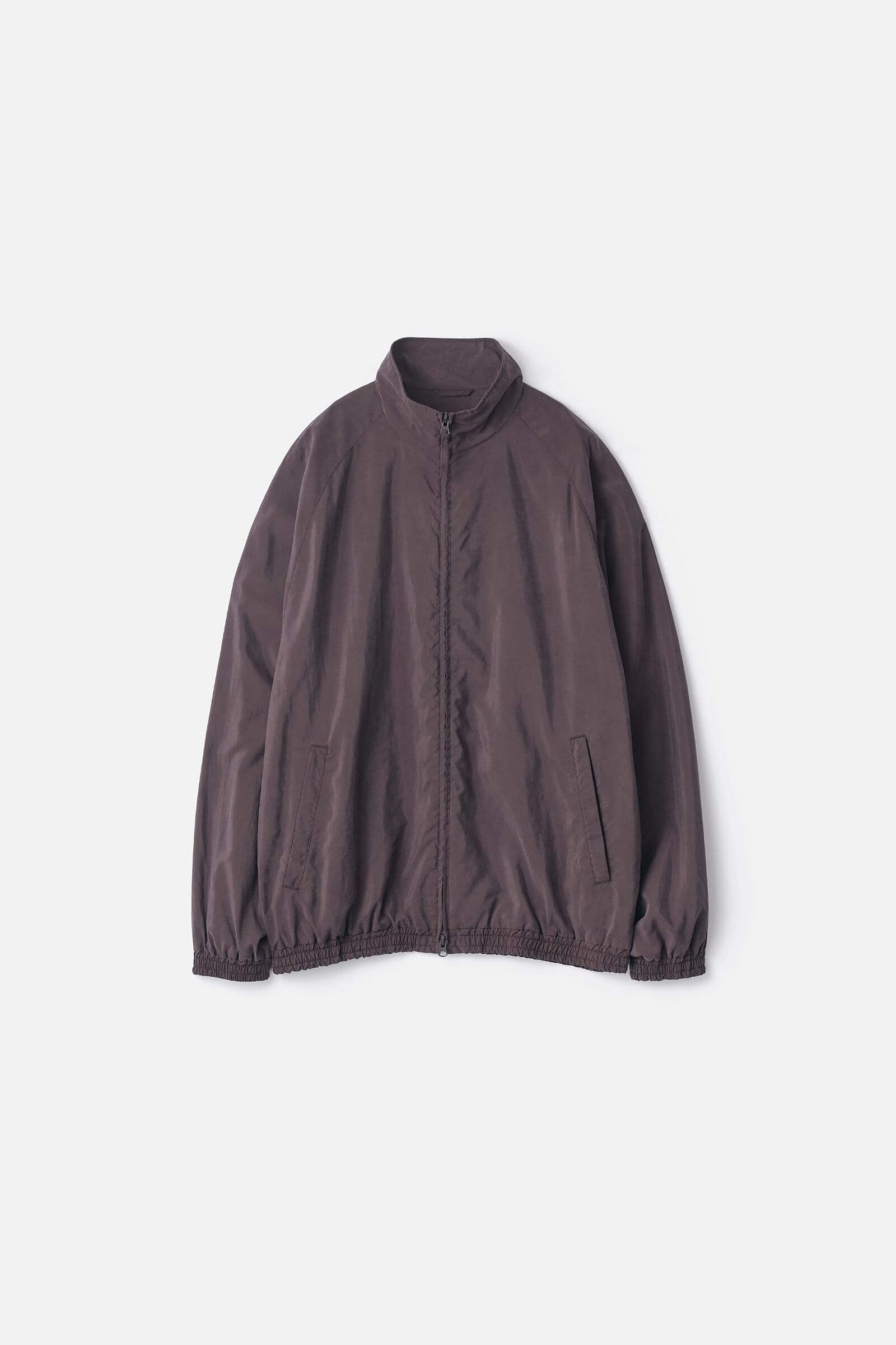 SILK NYLON TRACK JACKET