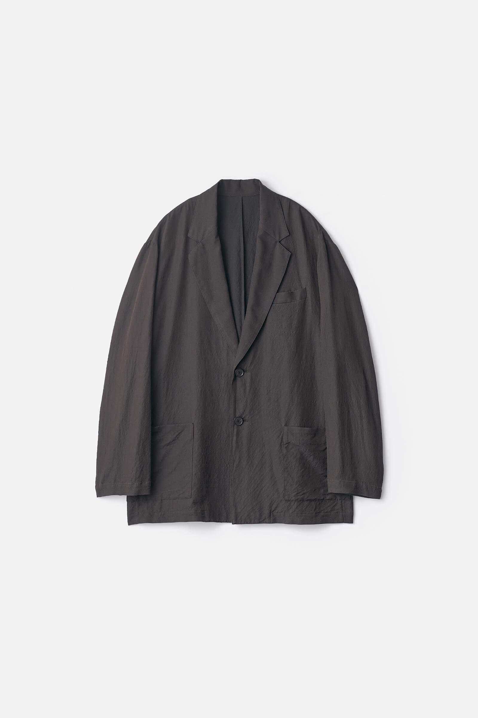 WOOL SILK SINGLE BREASTED JACKET
