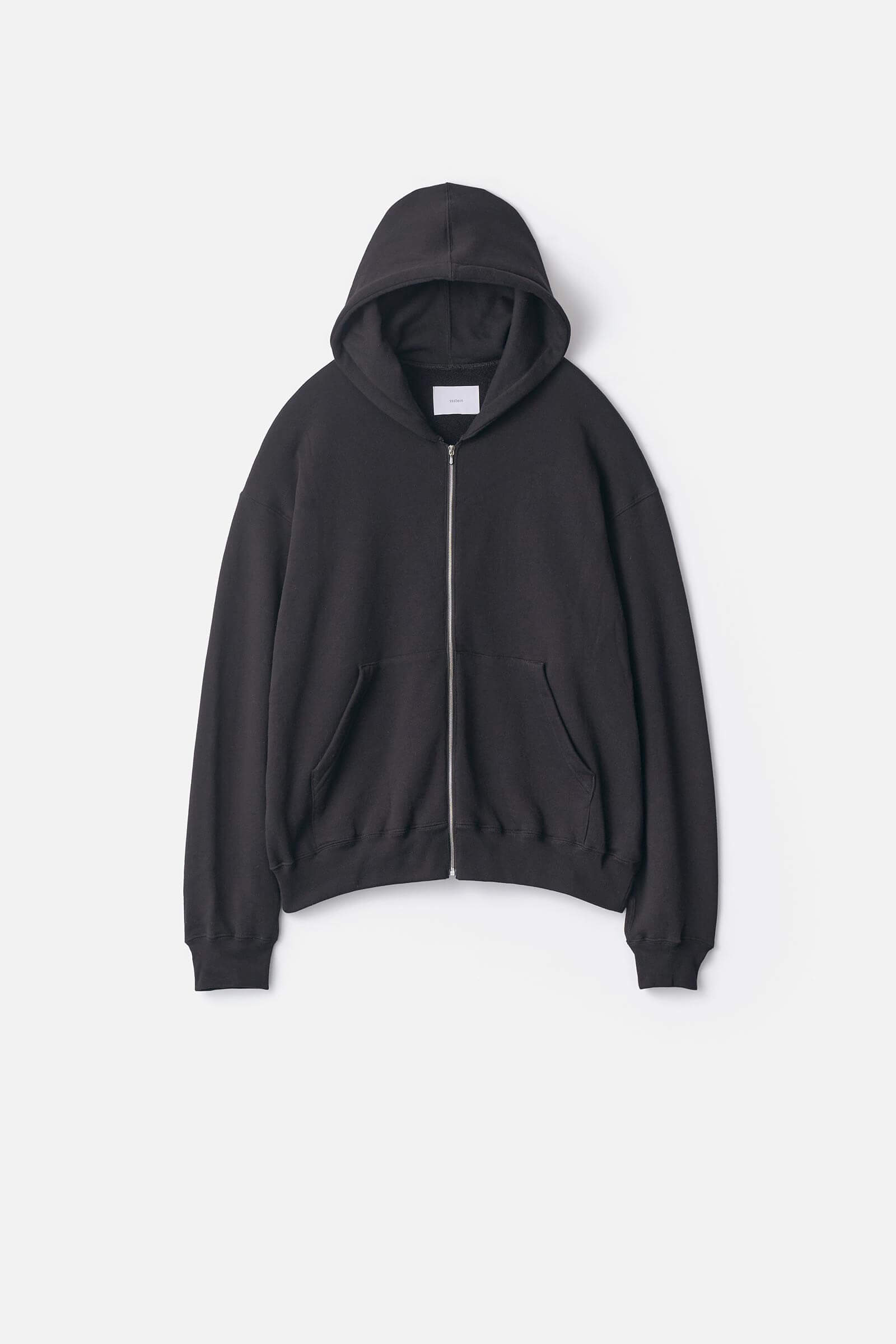 COTTON CASHMERE SWEAT ZIP HOODY